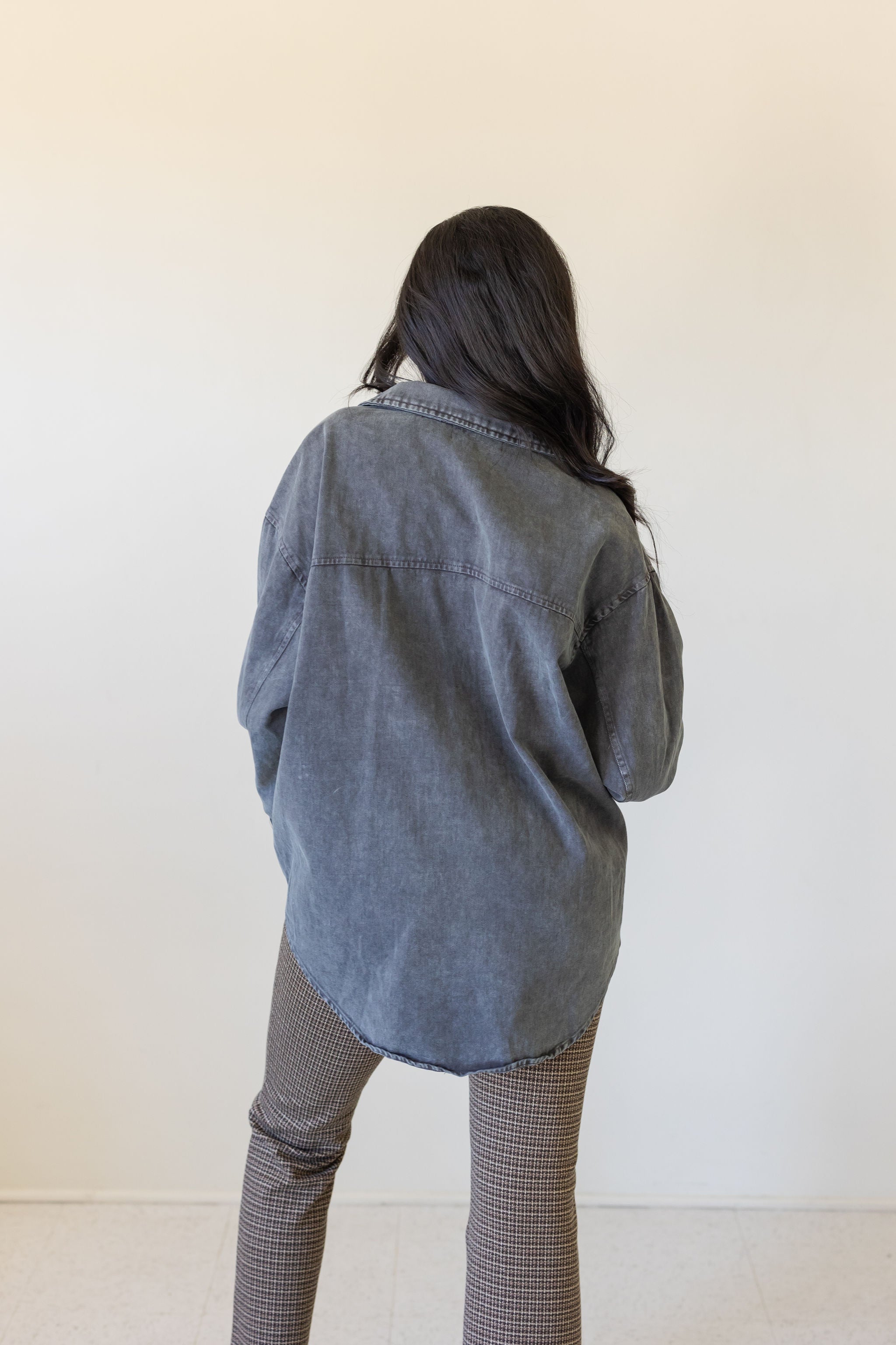 Autumn Days Denim Shacket