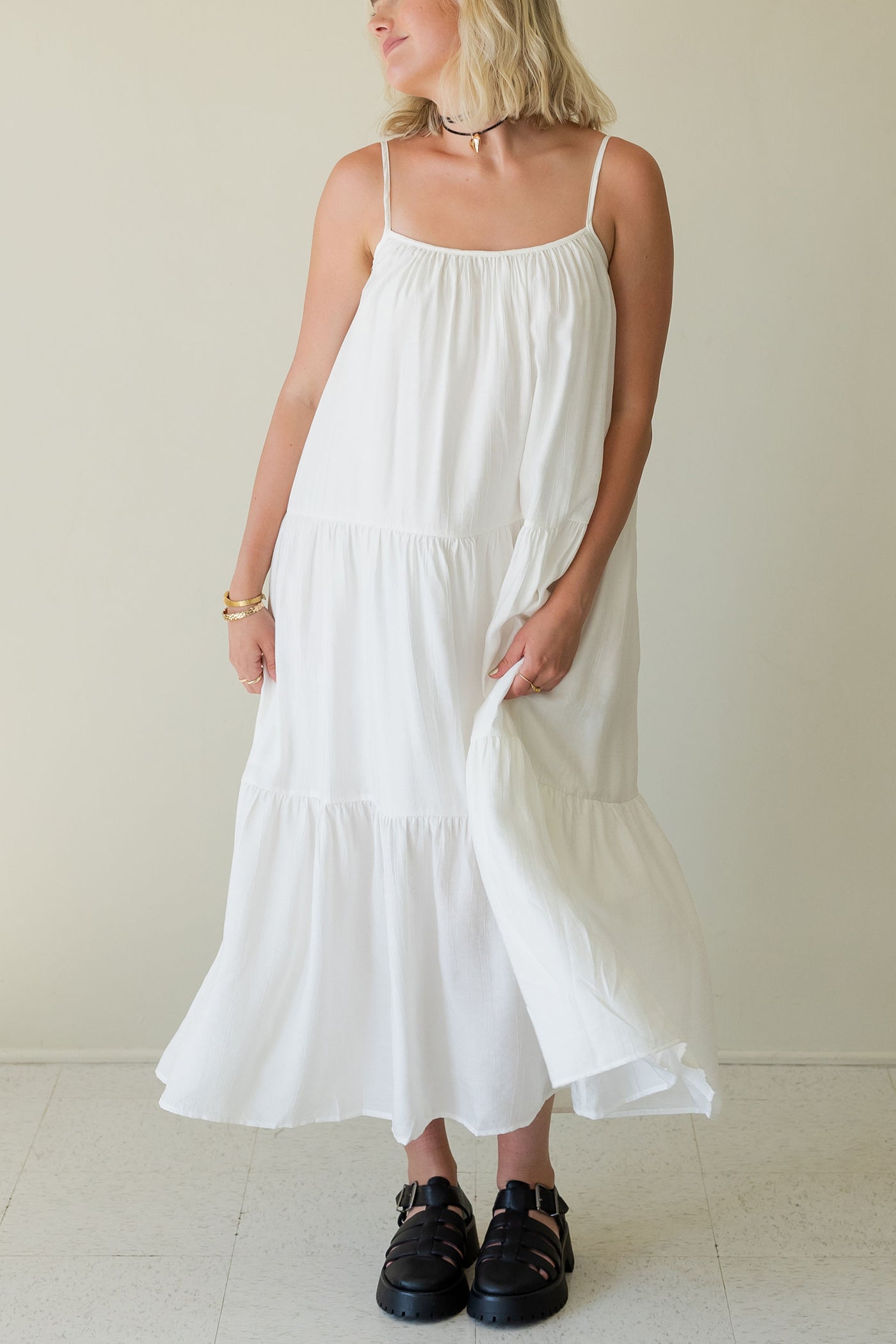 Don't Worry Sleeveless Maxi Dress