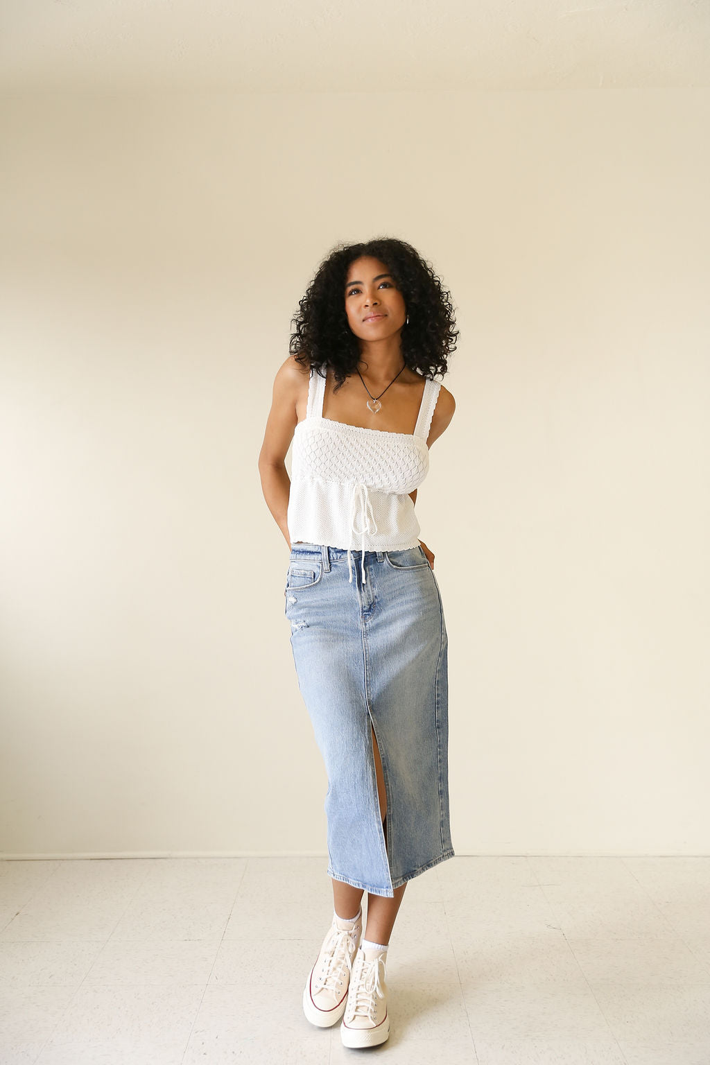 Middle Ground Sleeveless Knit Top