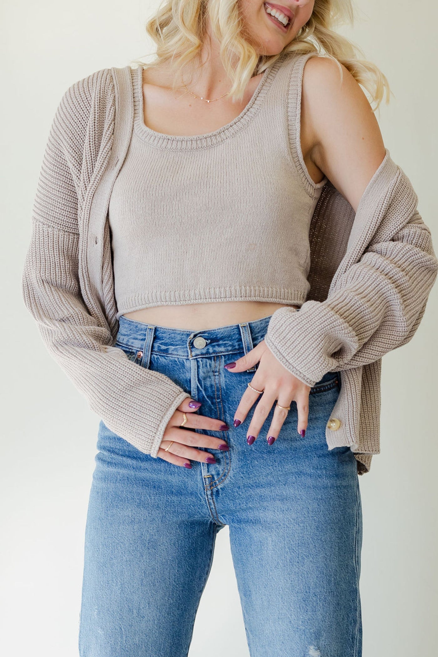 Me & You Knit Cardigan by For Good