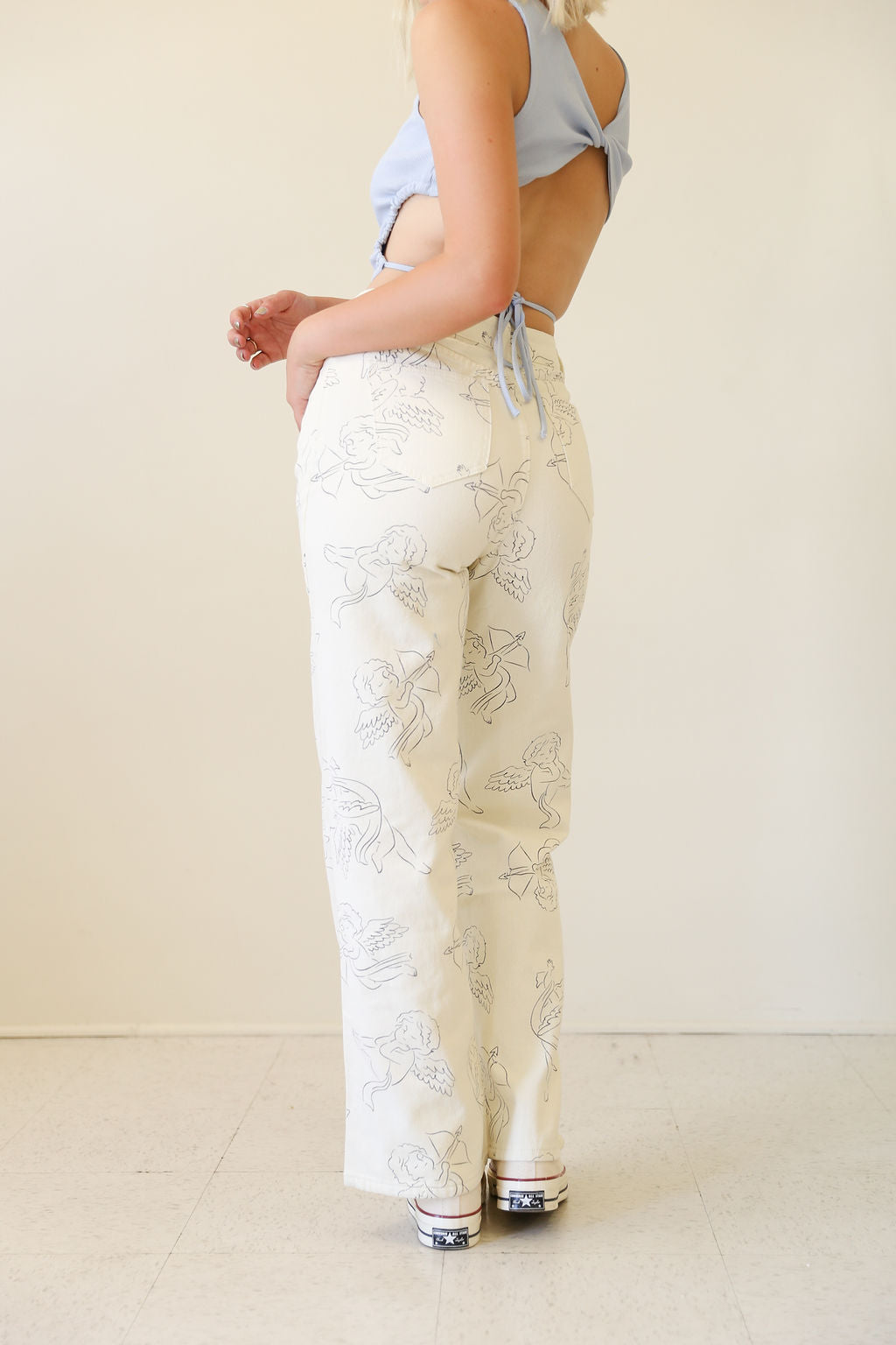 New Day Angel Printed Pants