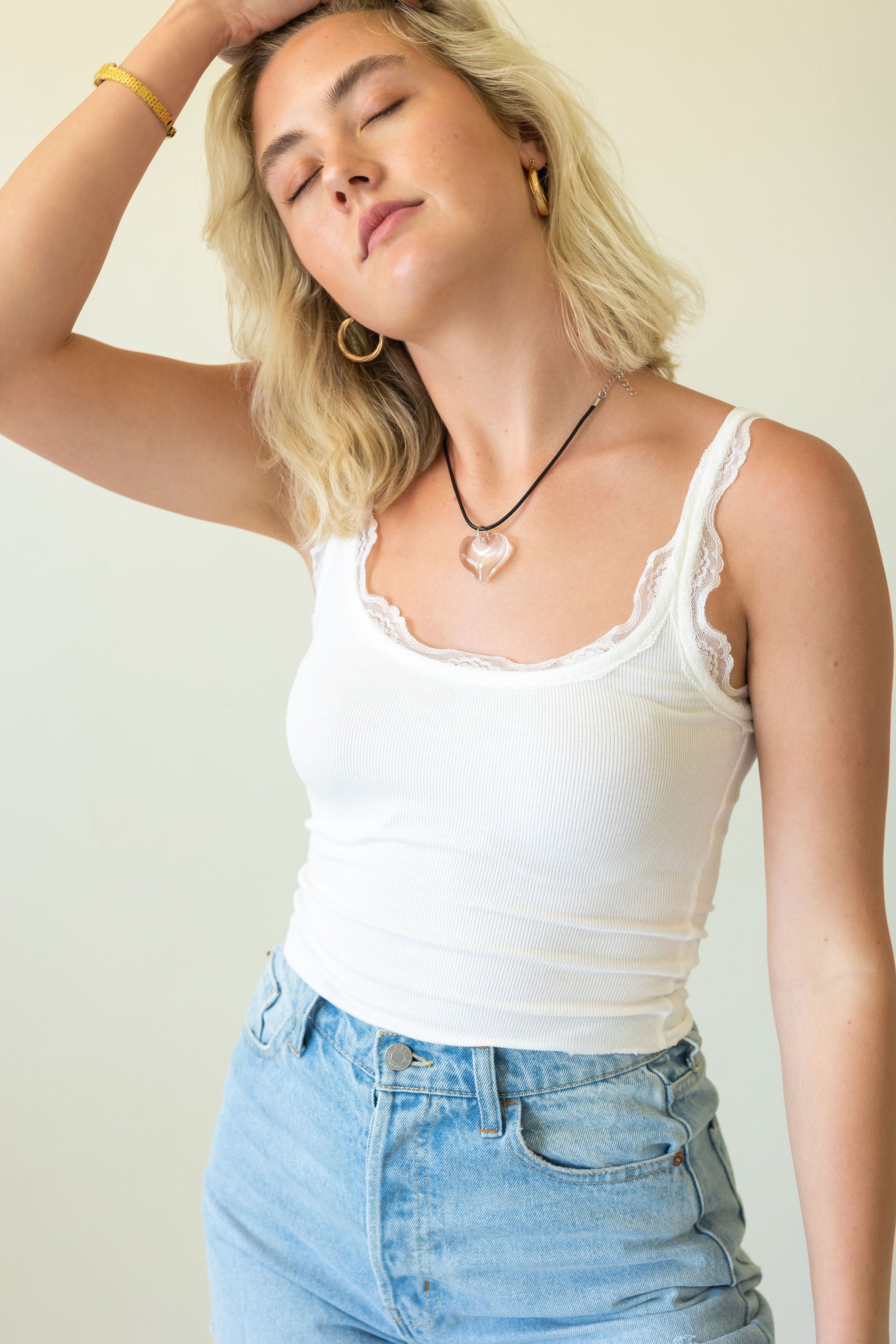 Steady Heart Sleeveless Top