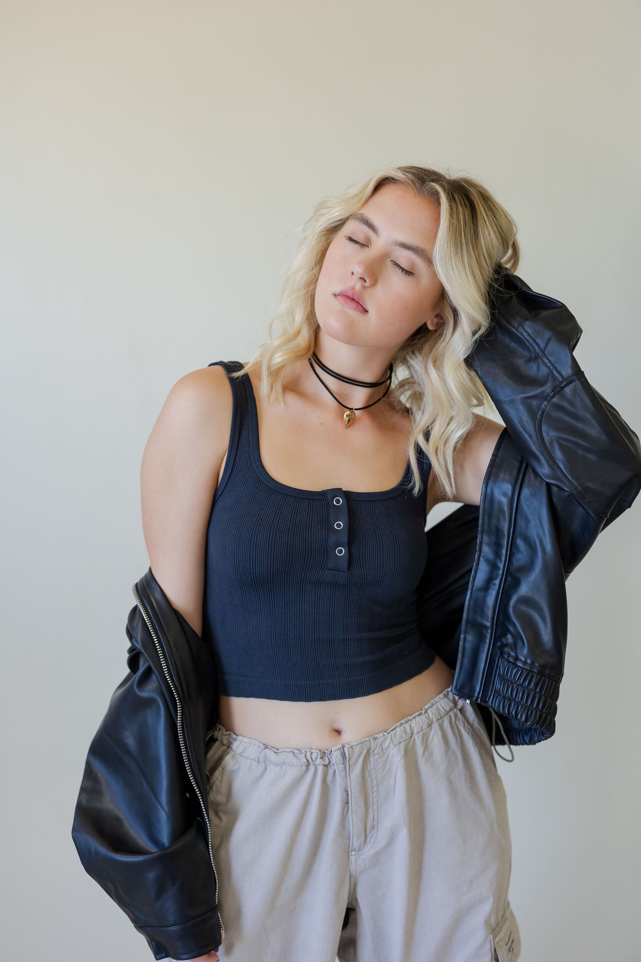 Sleeveless Crop Top