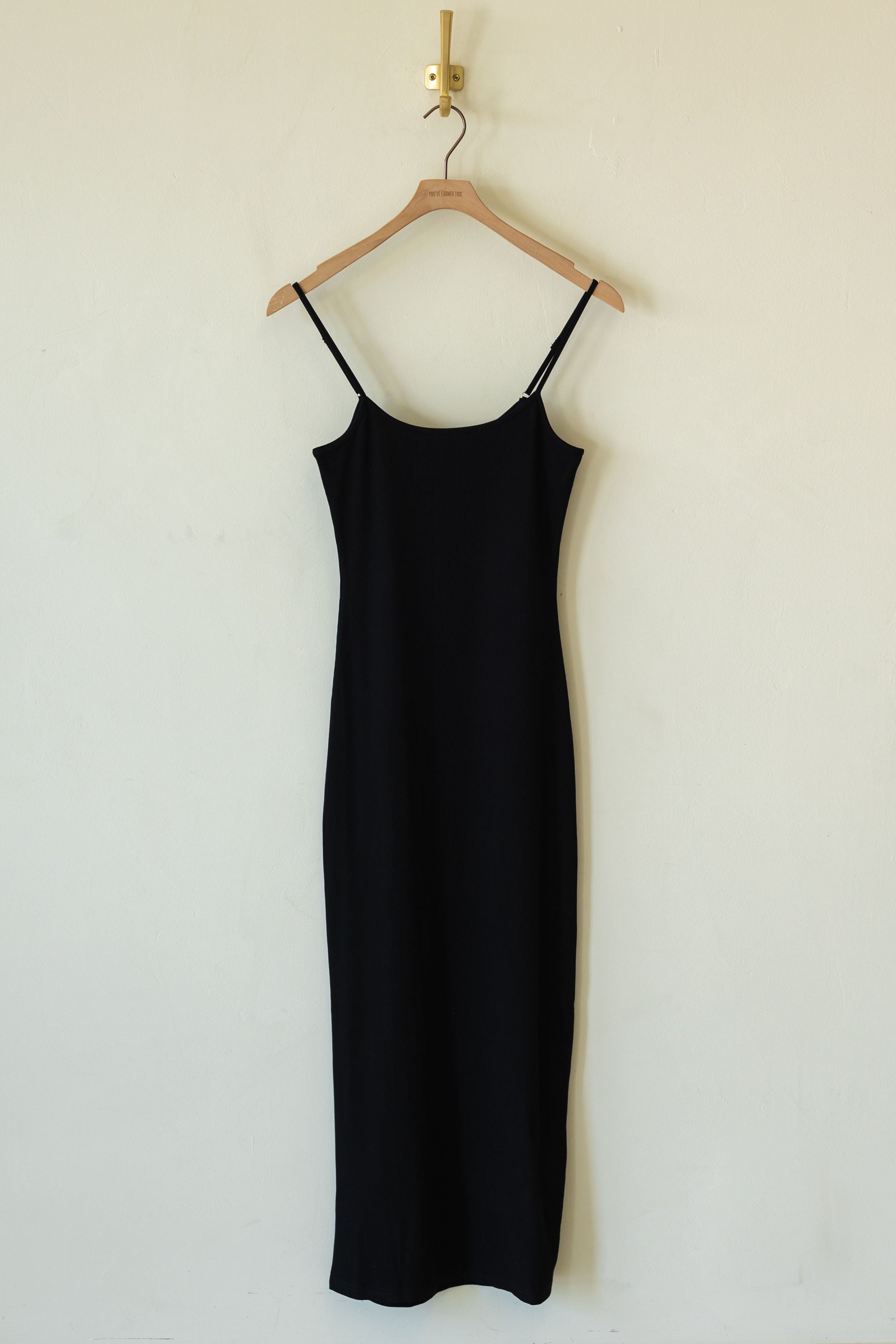Feeling Free Ribbed Knit Maxi Dress