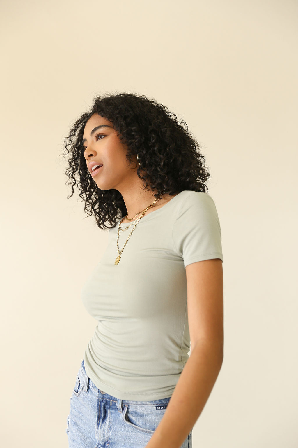 Meet Up Short Sleeve Top by For Good