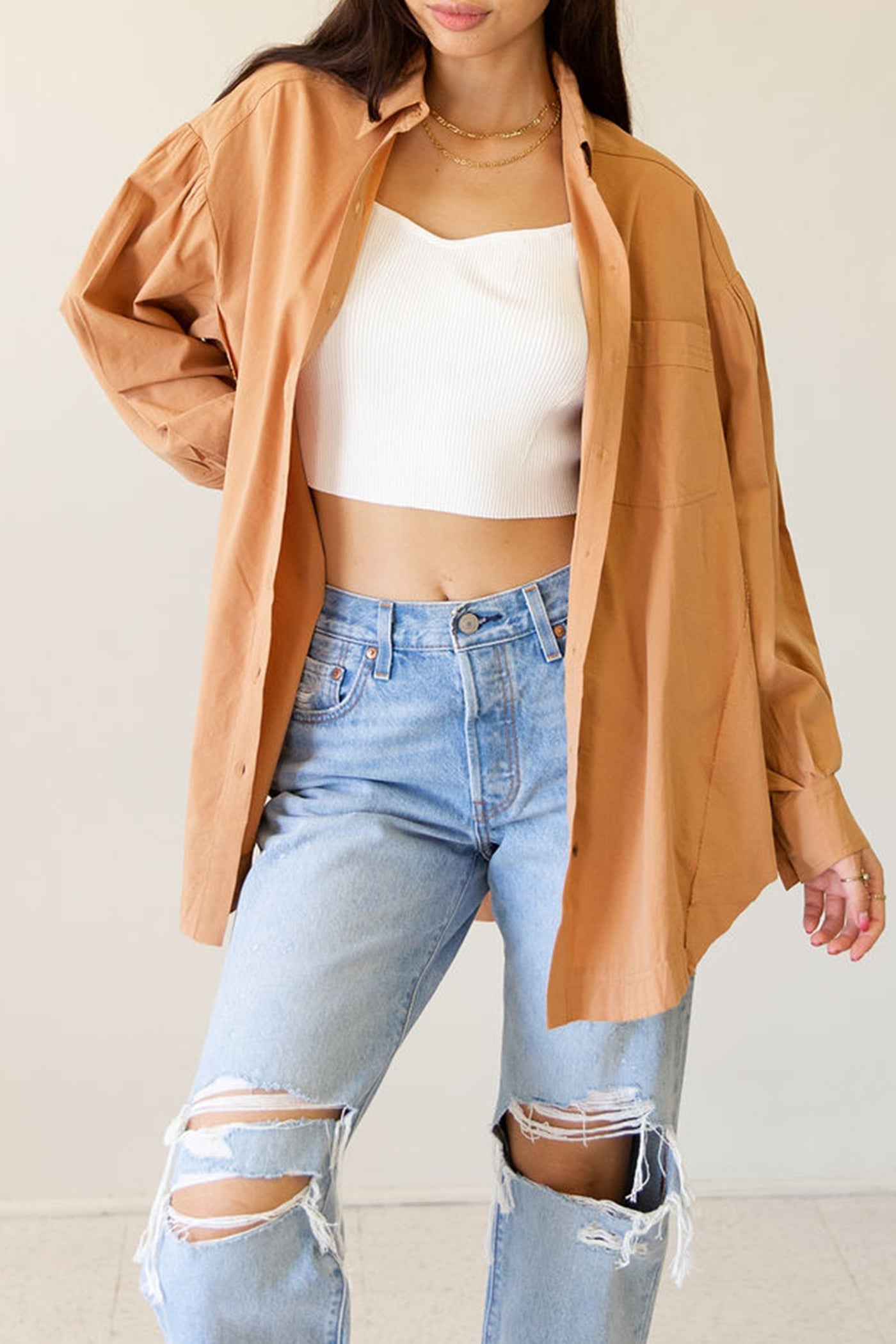 Fade Out Long Sleeve Top