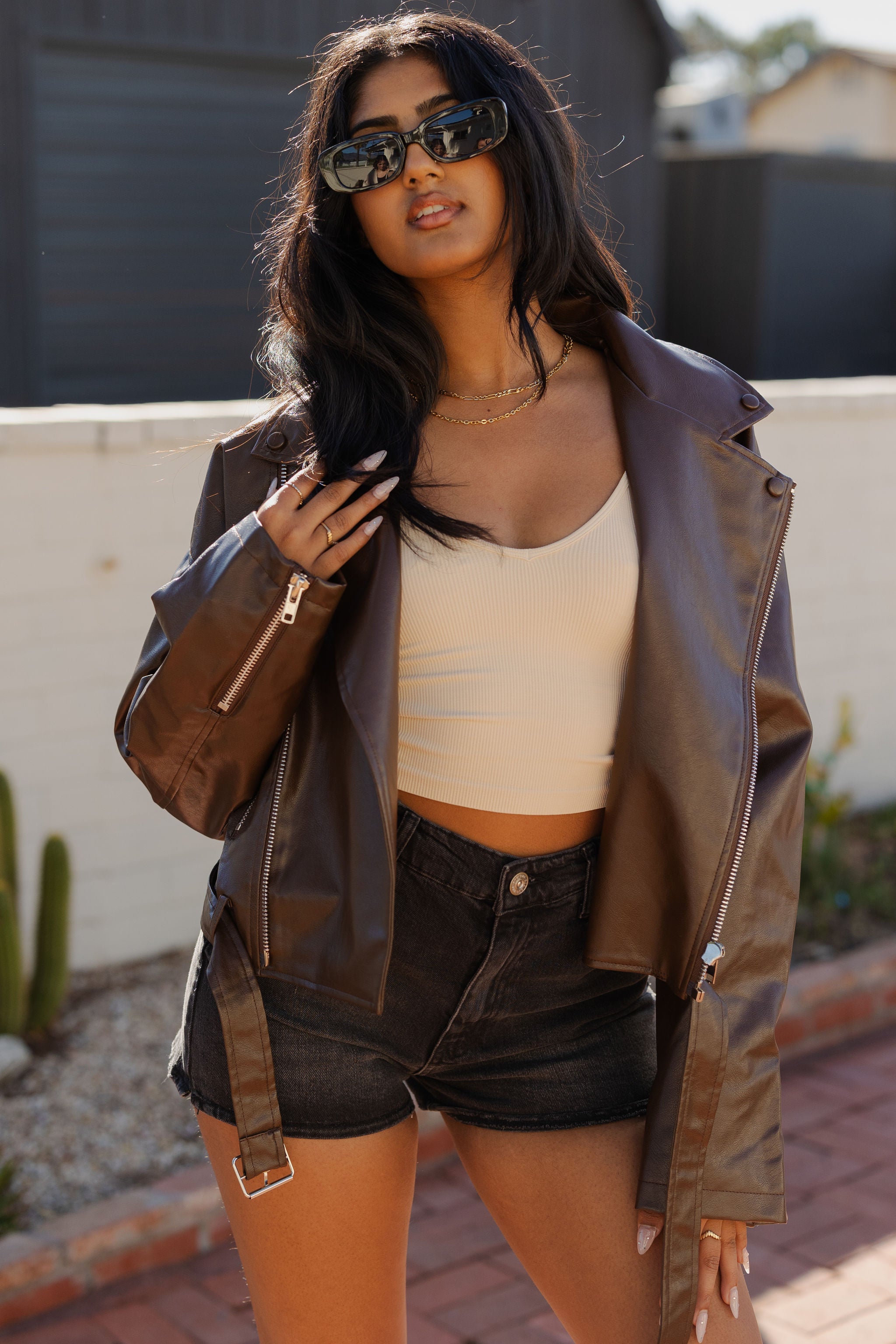 Just Ask Belted Jacket