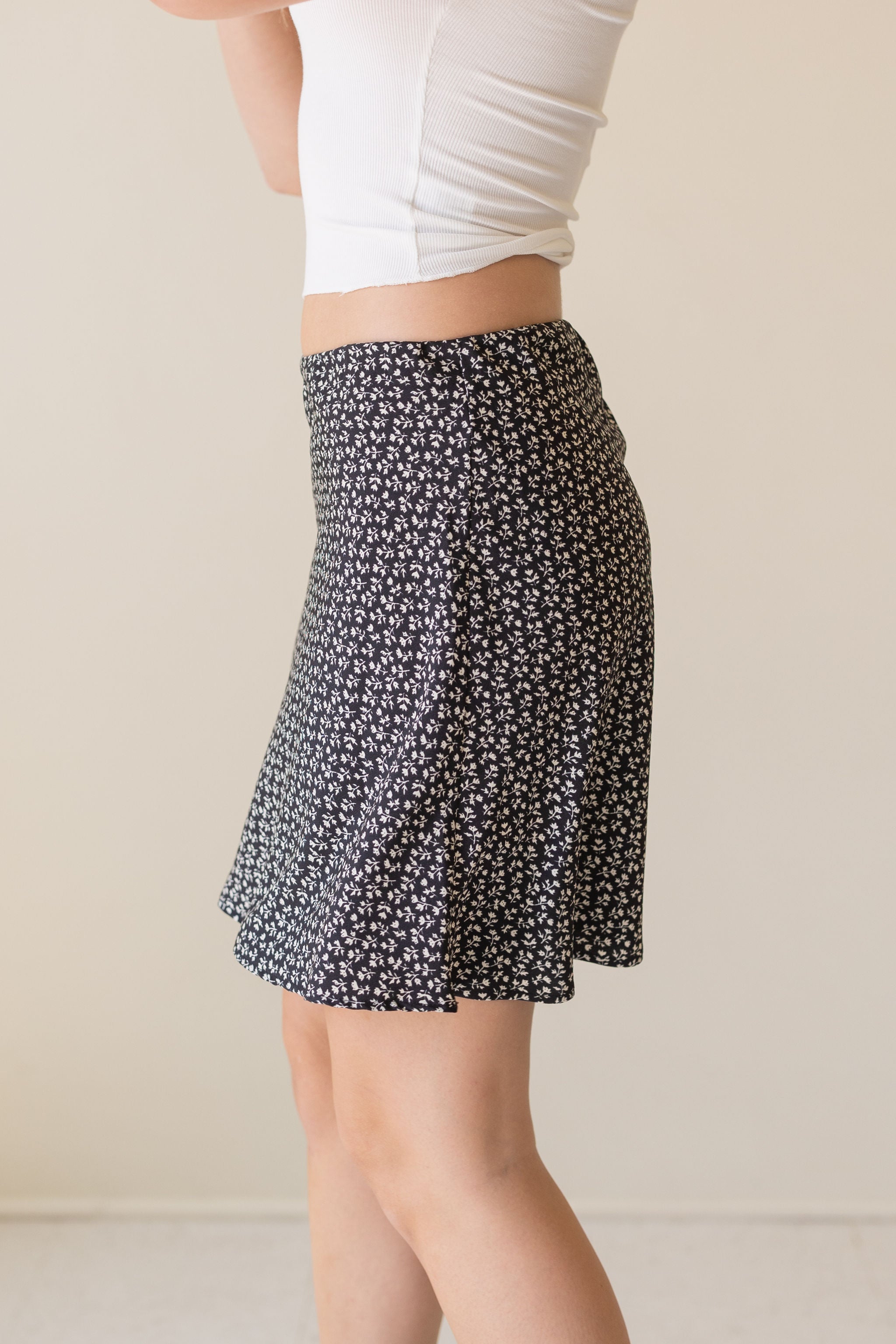 I Wish Floral Skirt