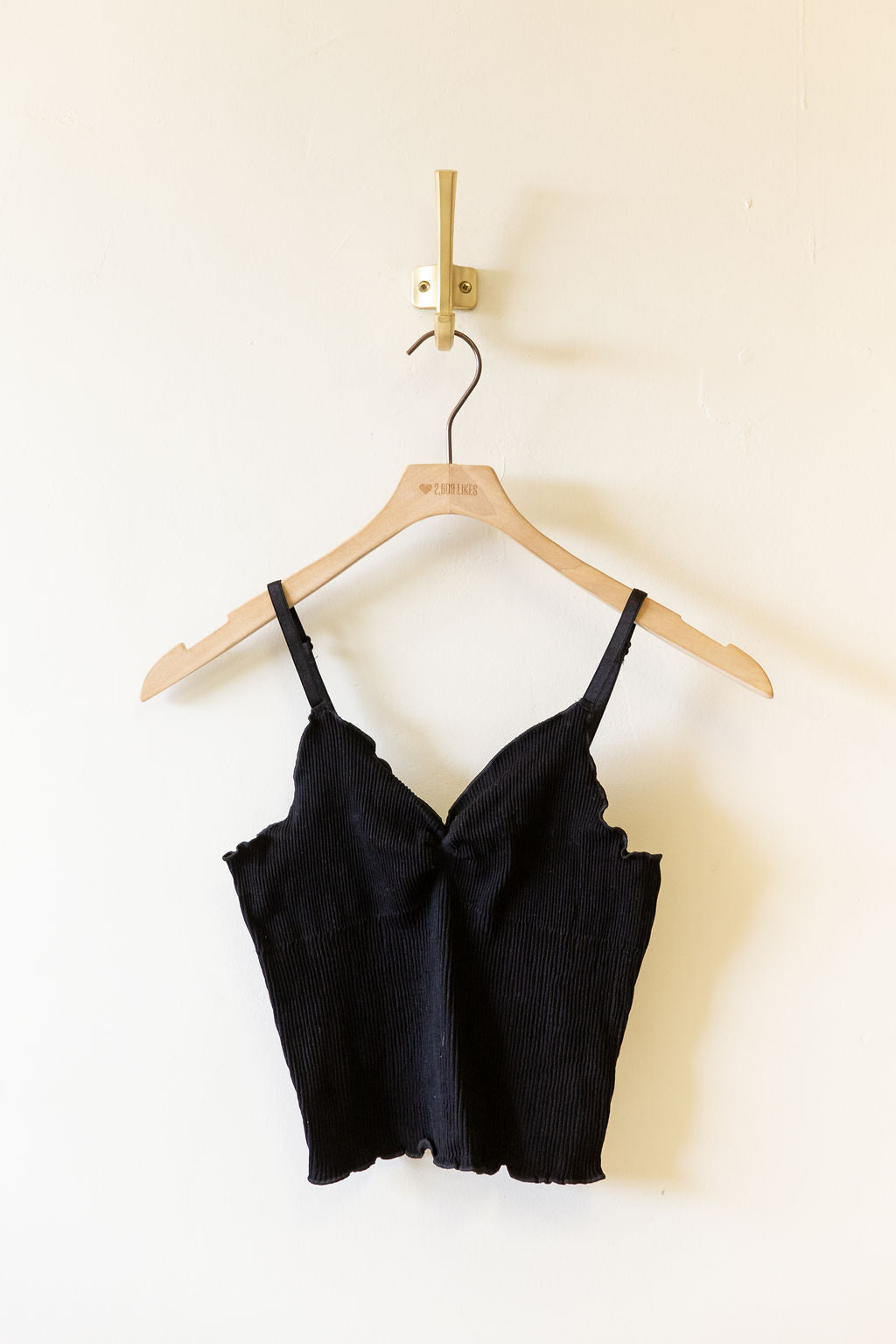 Black Elise Seamless Cami Top