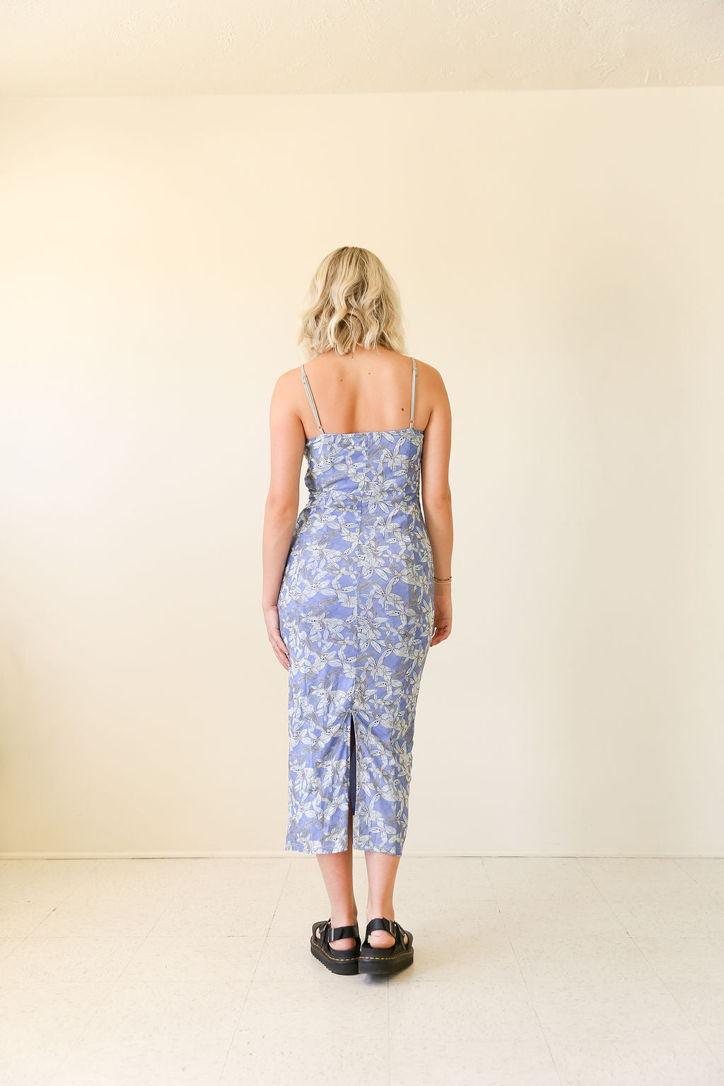 Bad Idea Floral Midi Dress