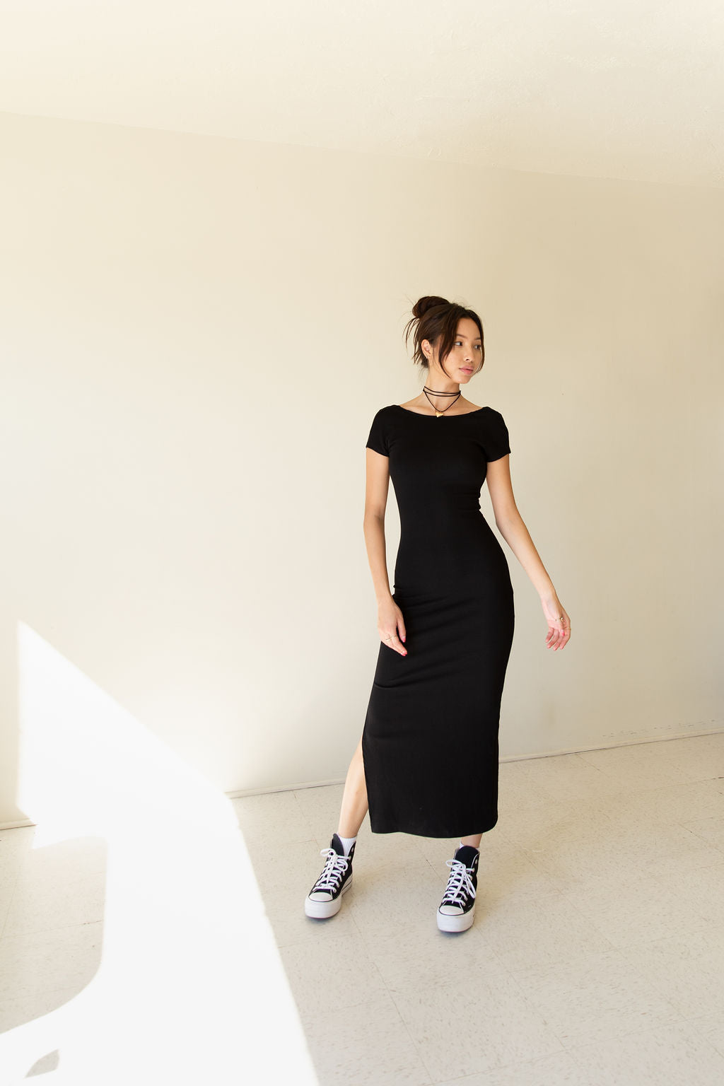 Falling Again Backless Maxi Dress