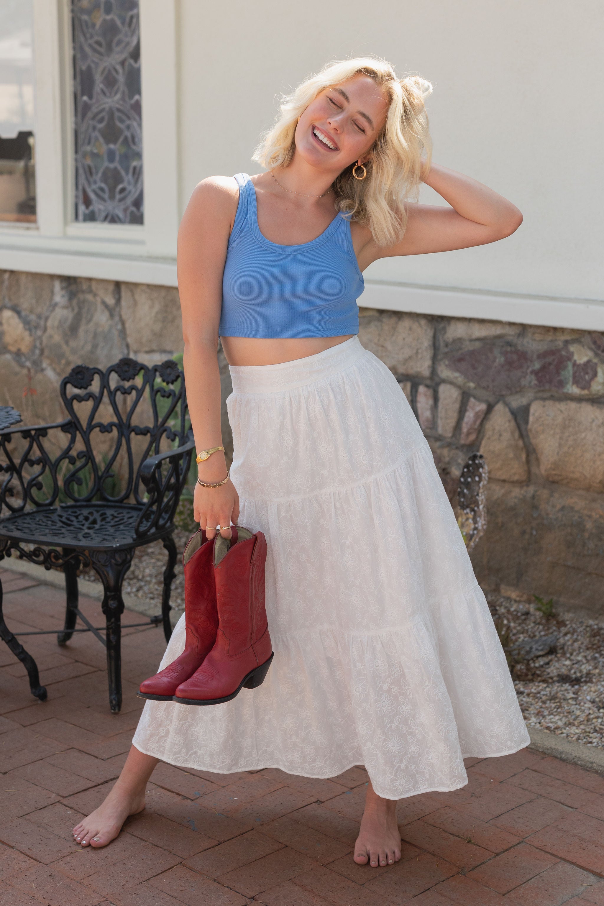 Keep It Sleeveless Crop Top
