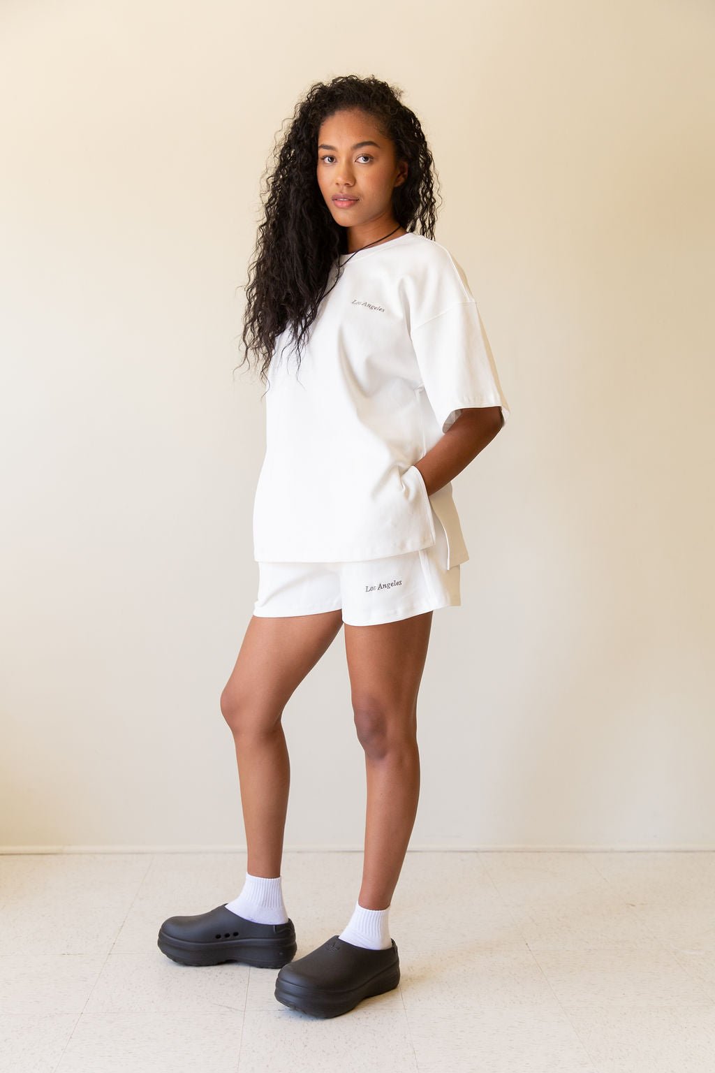 LA Life Embroiderd Shorts