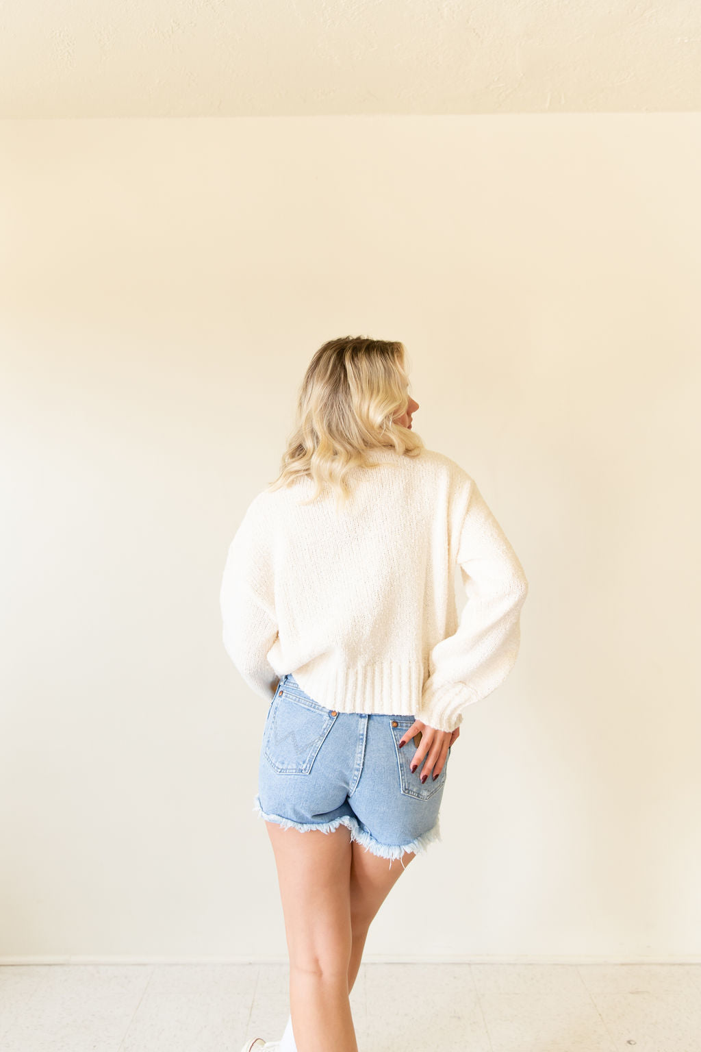 Cream Knit Sweater