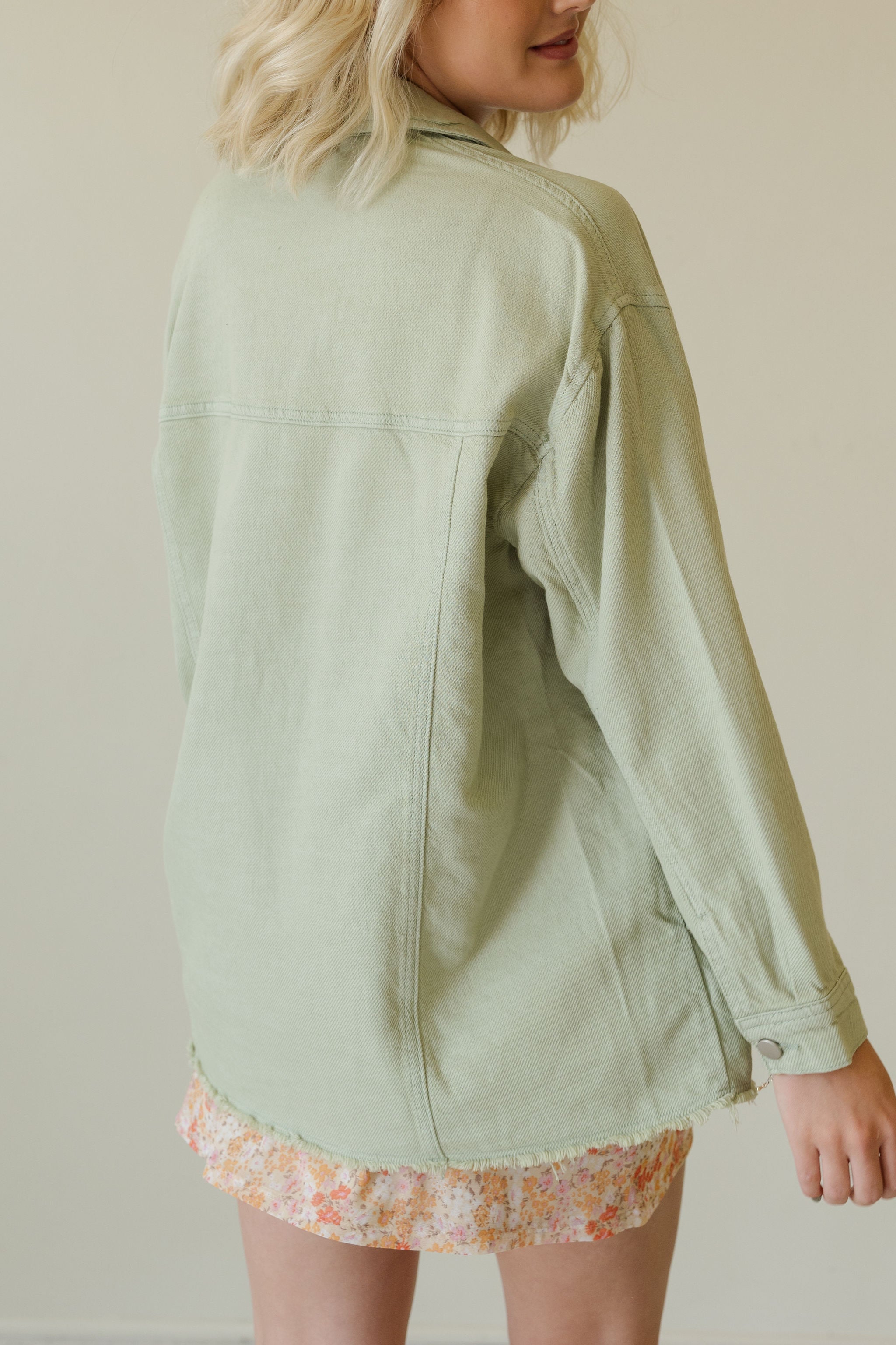 Moving Forward Denim Jacket by For Good
