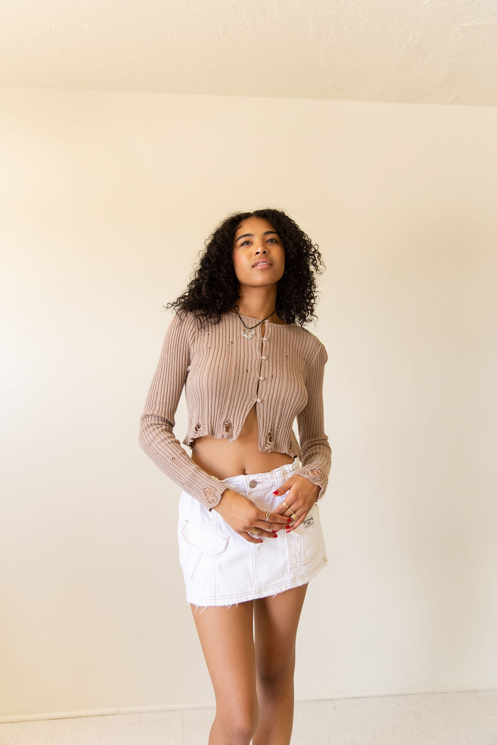 The Motive Distress Cardigan