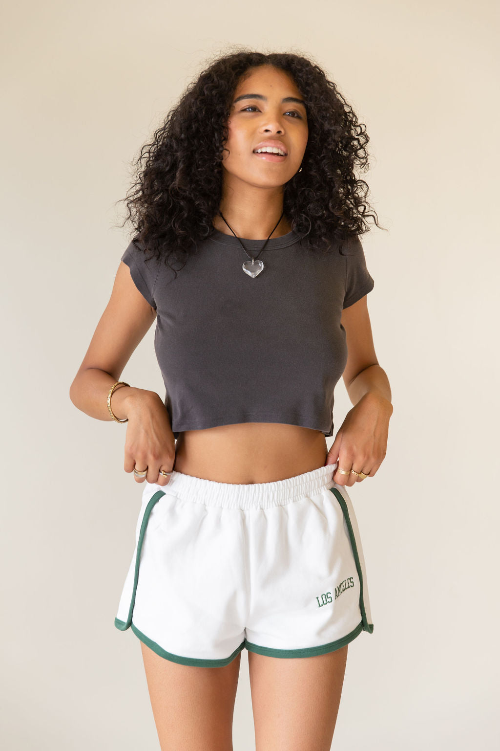 Bad News Embroiderd Shorts