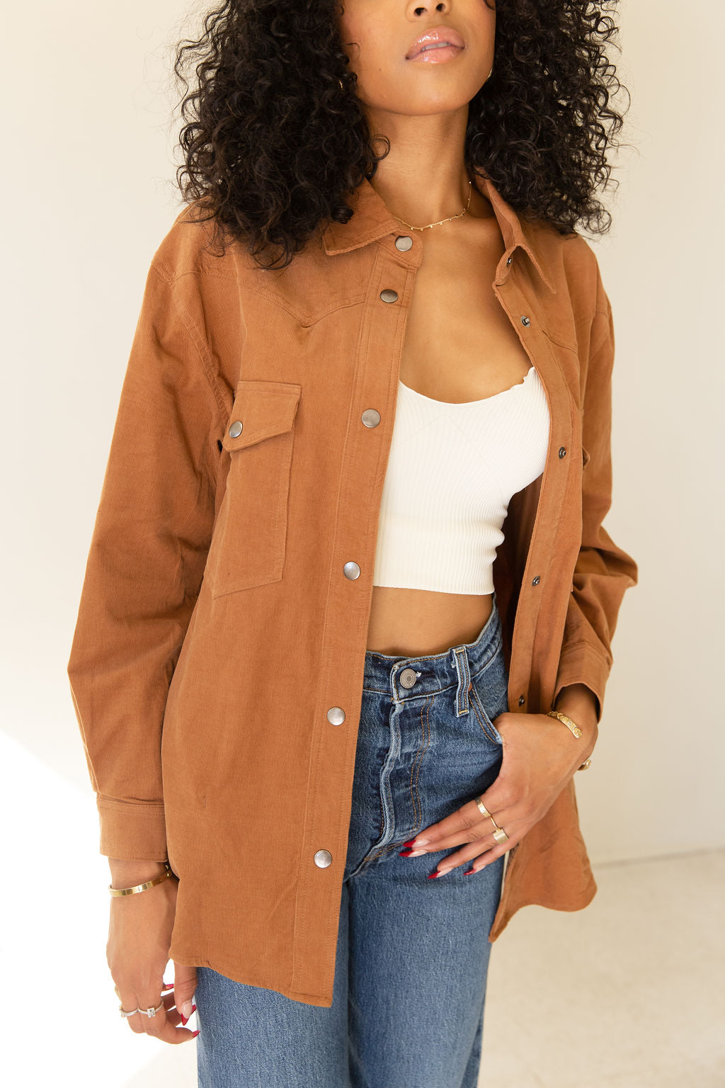 Walking On Corduroy Jacket by For Good