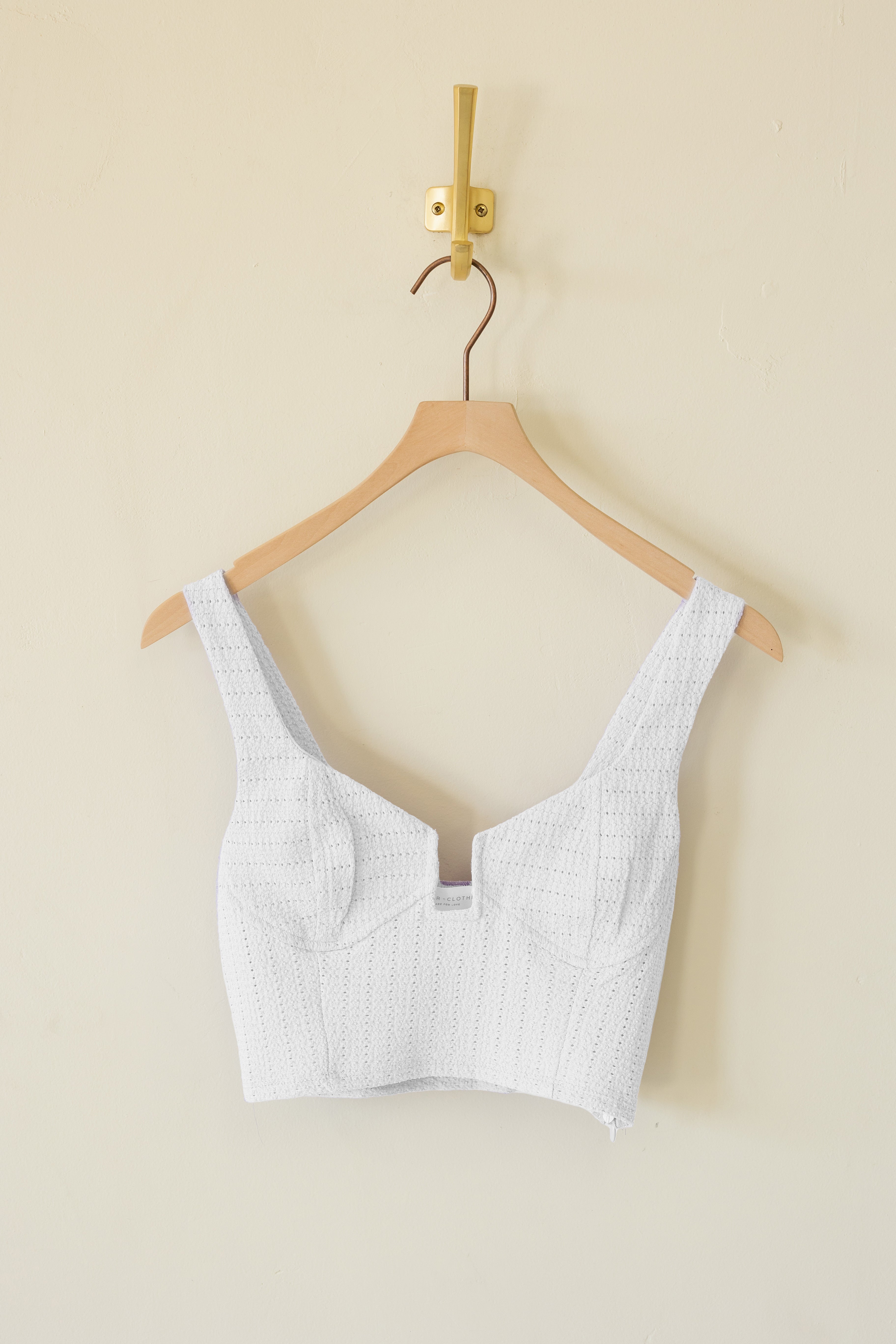 Wilder Days Sleeveless Knit Crop Top