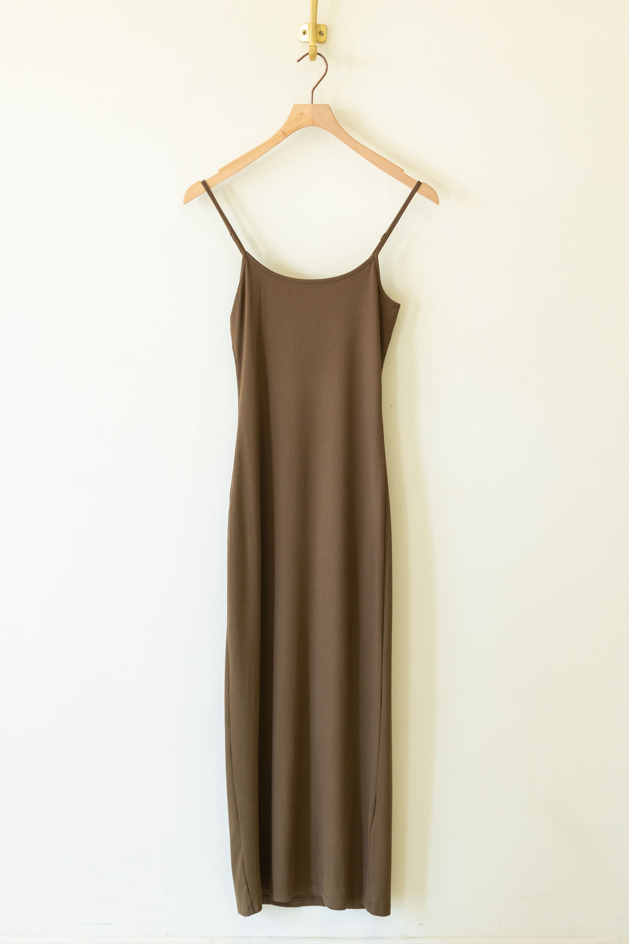 Feeling Free Ribbed Knit Maxi Dress
