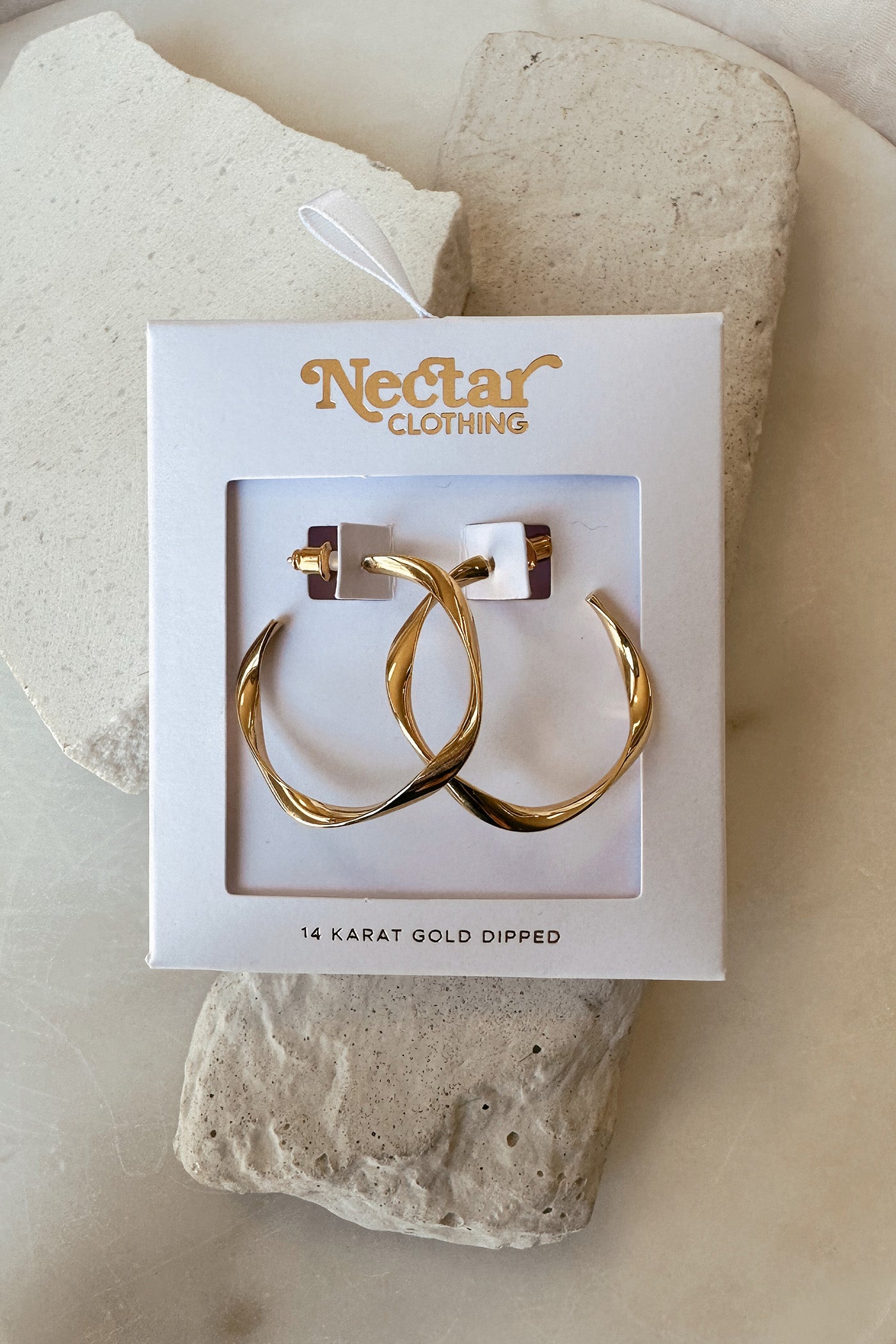 Twist Hoop Earrings