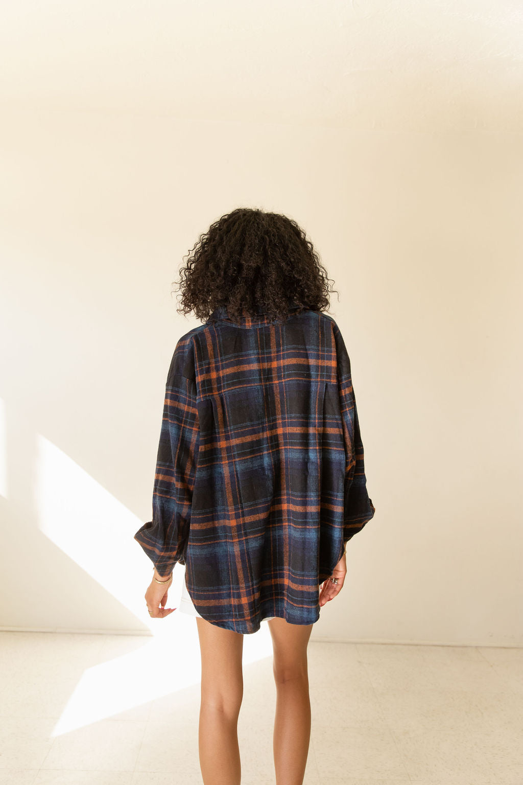 Leaving Now Flannel Shacket by For Good