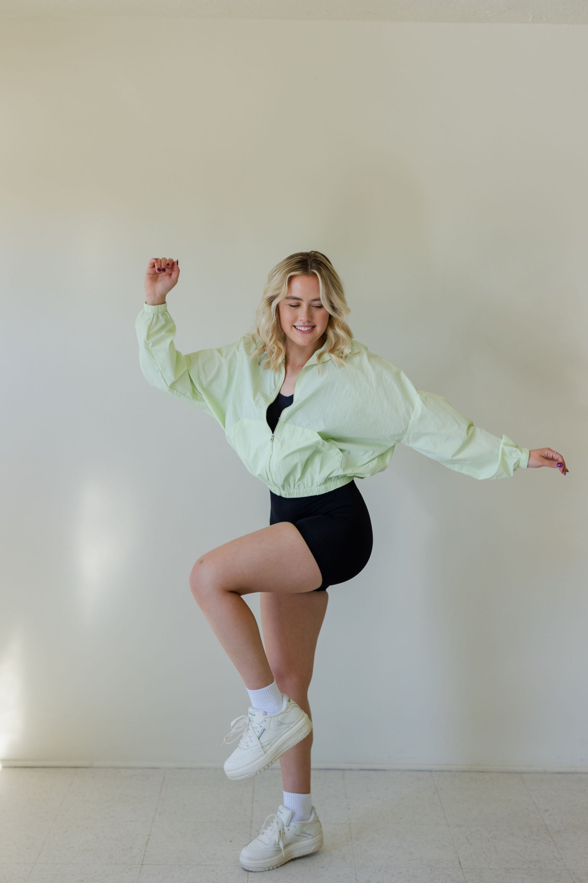 Lime Bomber Jacket