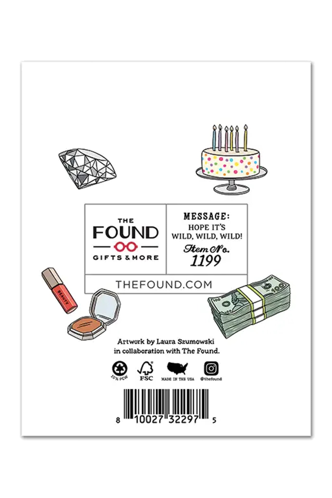 Rihanna Birthday Card by The Found
