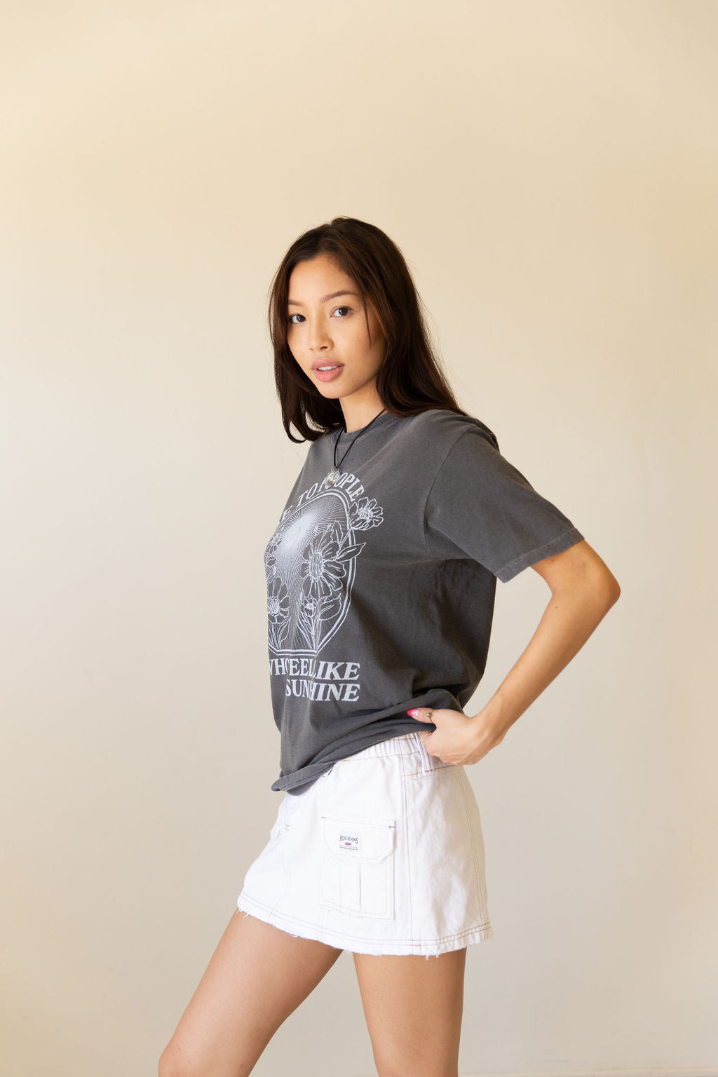 Feel Like Sunshine Oversized Graphic Tee