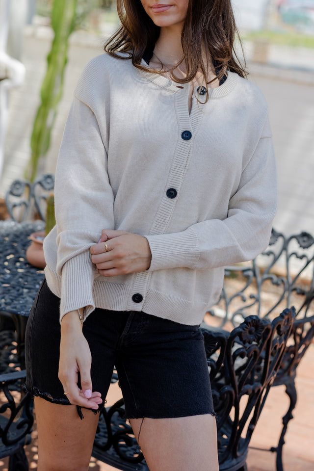 Boyfriend Fit Cardigan