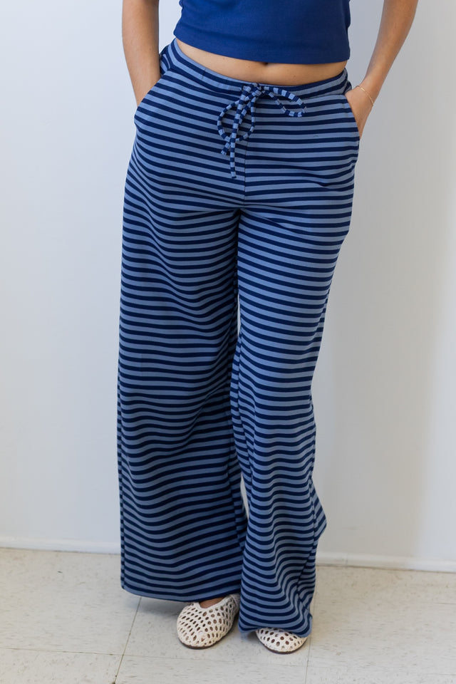 Striped Wide Leg Pants