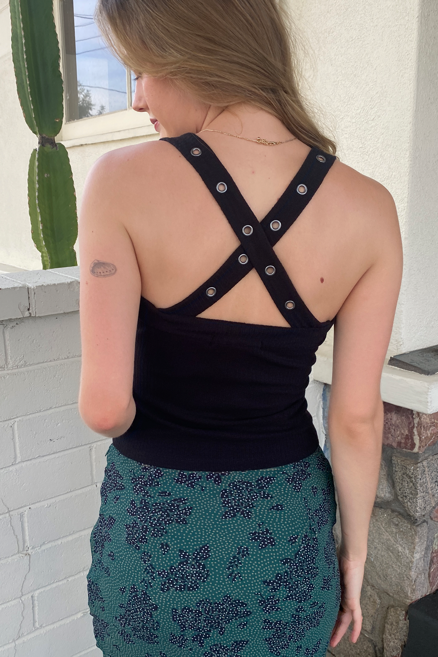 Grommet Tank Top