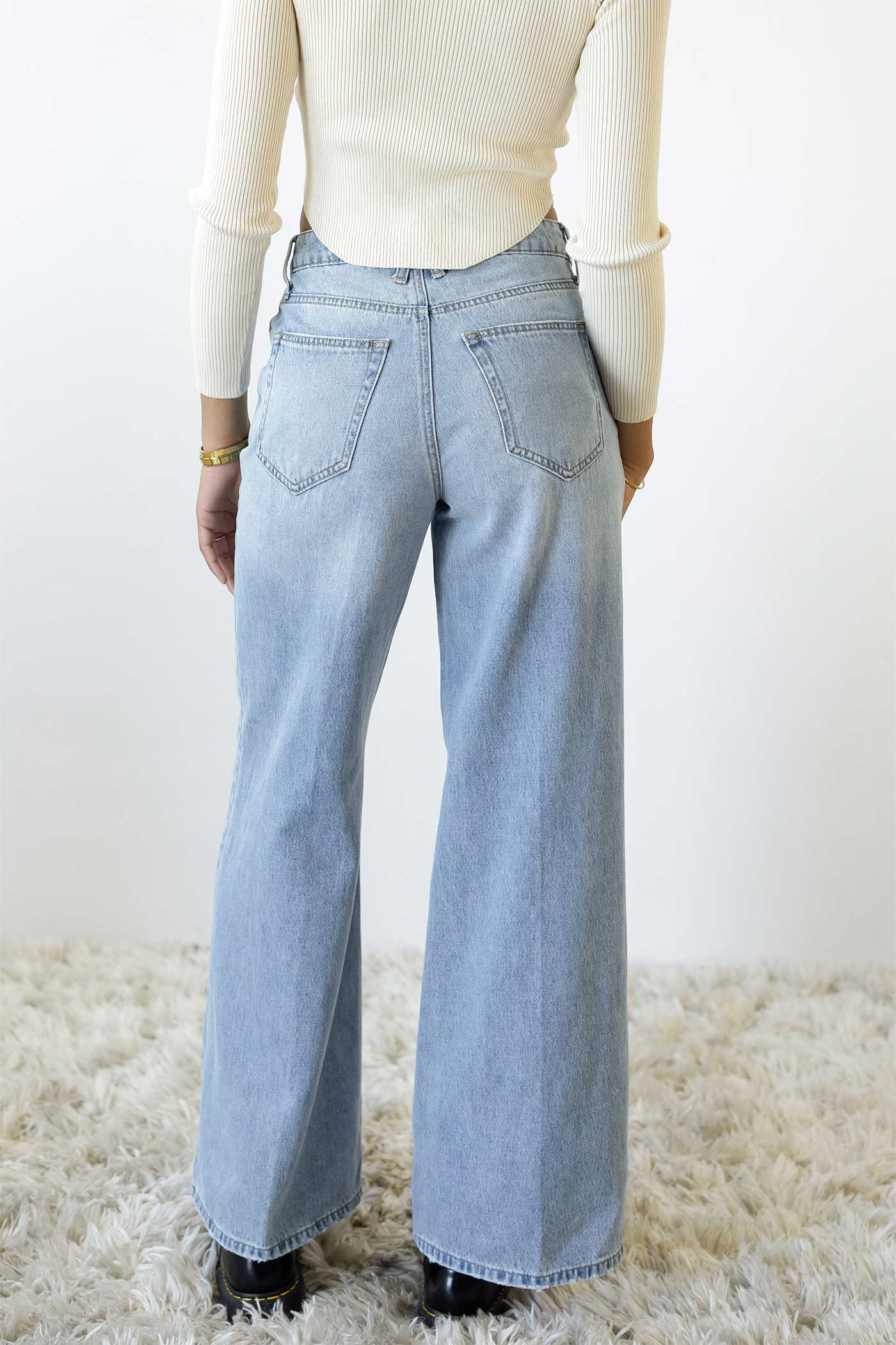 Nectar Premium Denim: The Olivine Wide Leg Jeans
