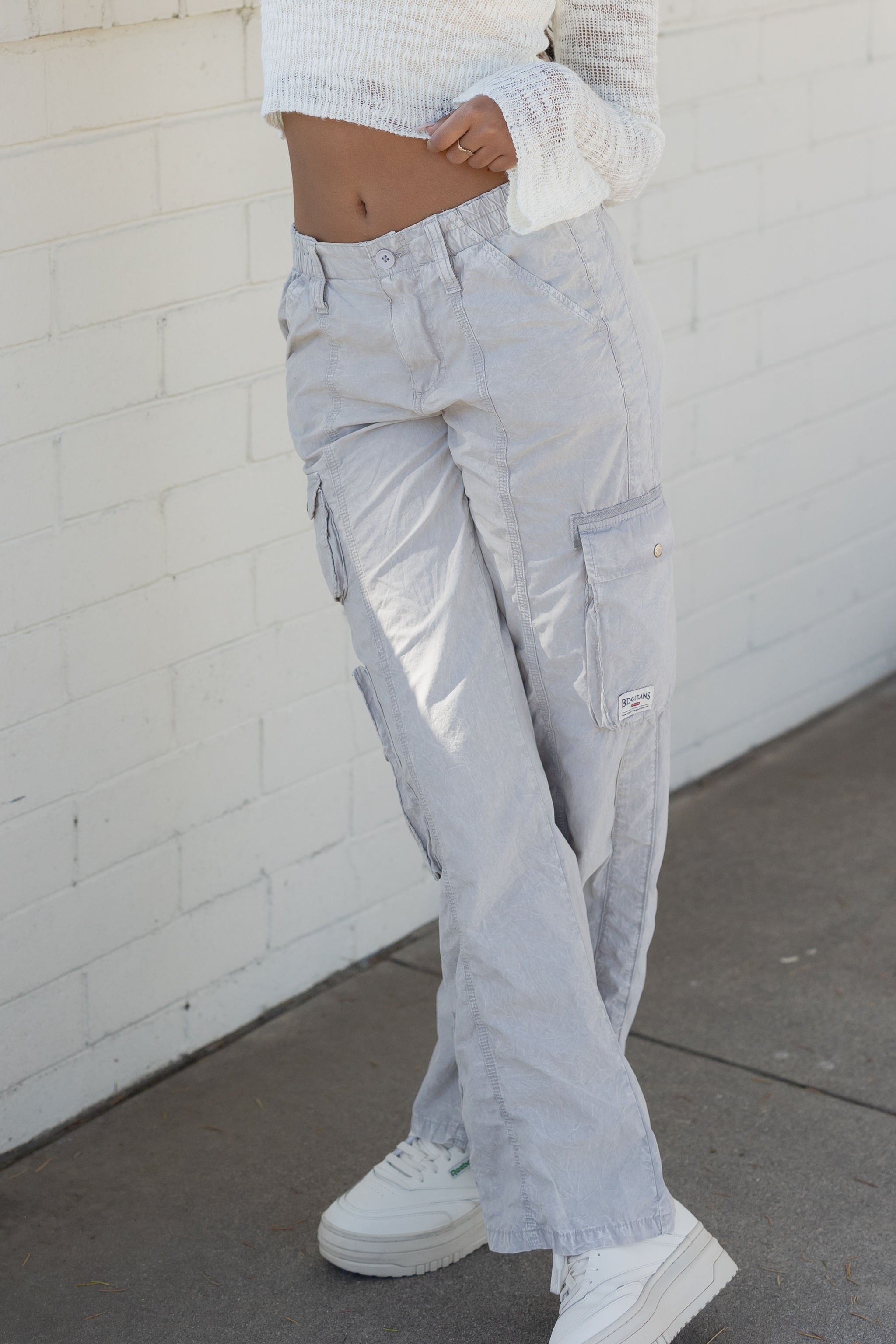 Low Rise Cargo Pants for Women