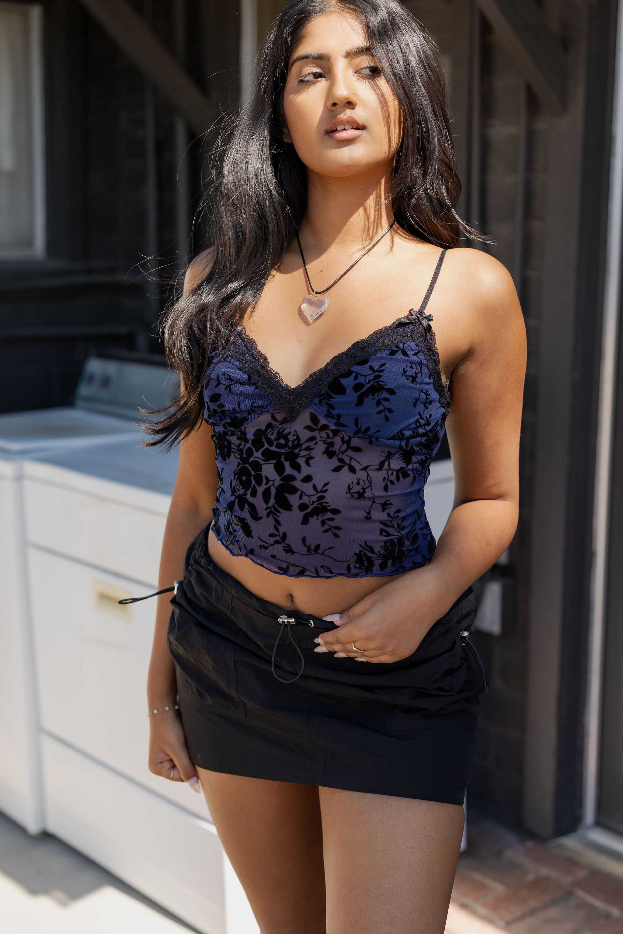 Speechless Sheer Cami Top