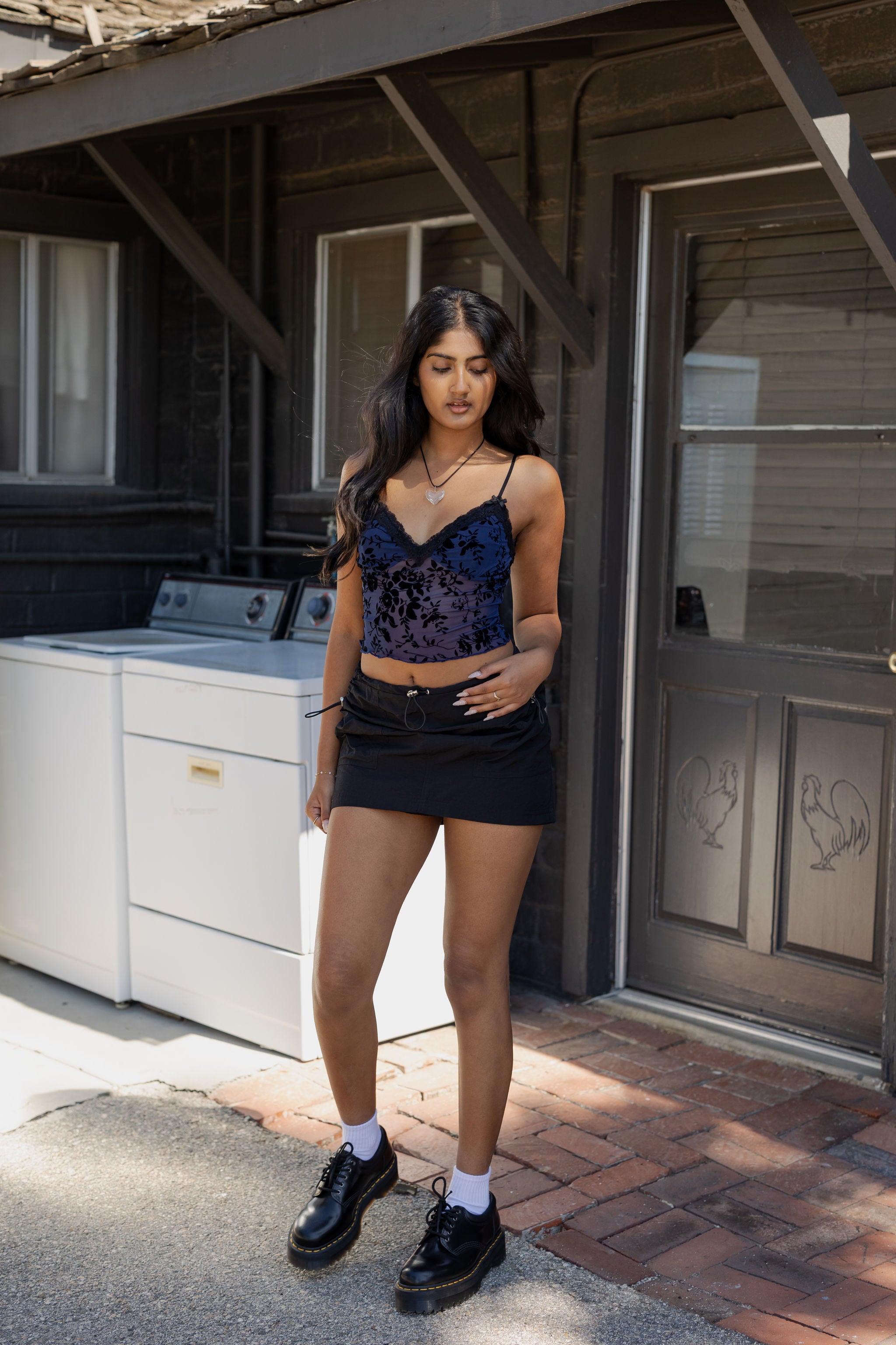 Midnight Sky Cargo Skirt