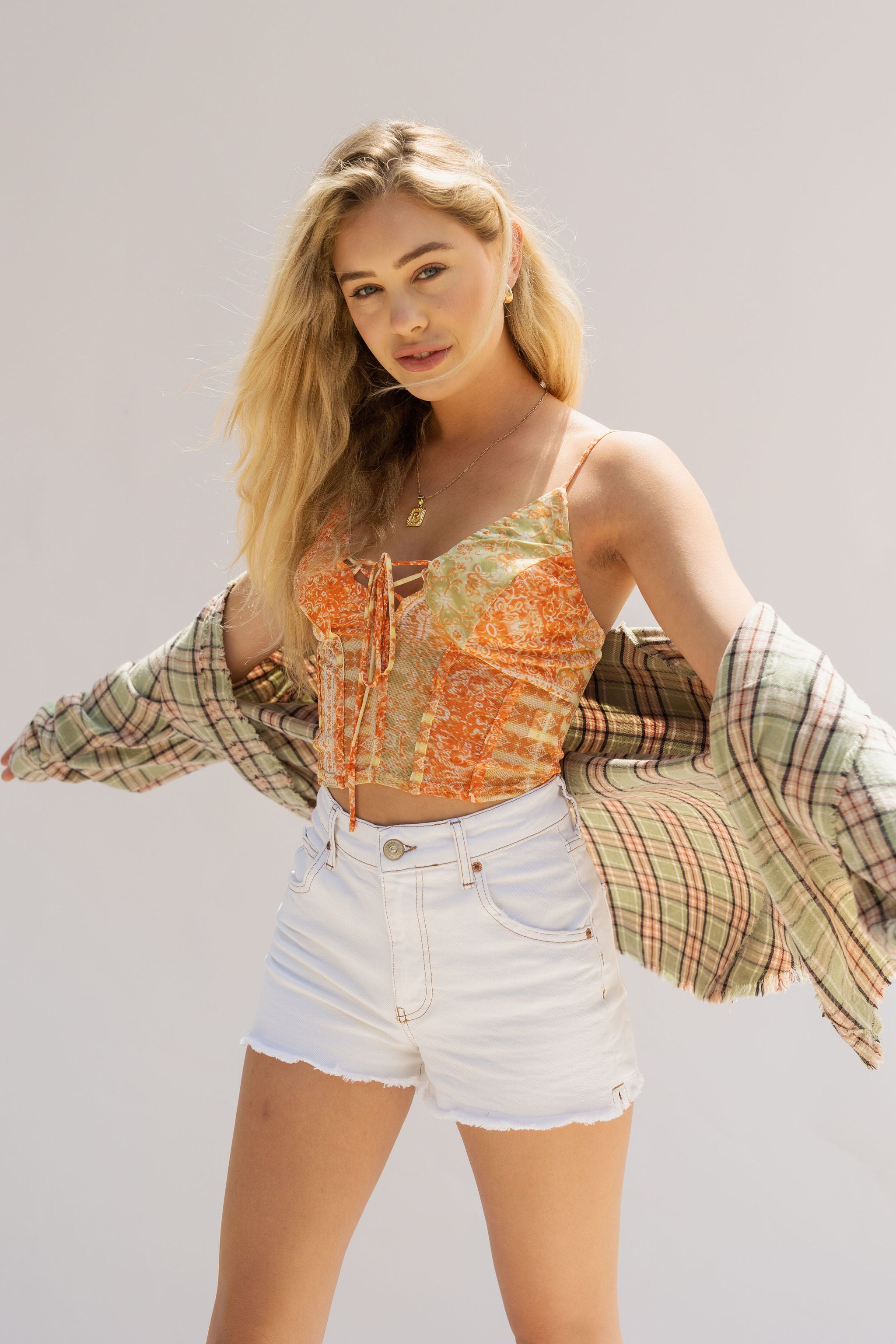 Wanna Rock Plaid Flannel Top