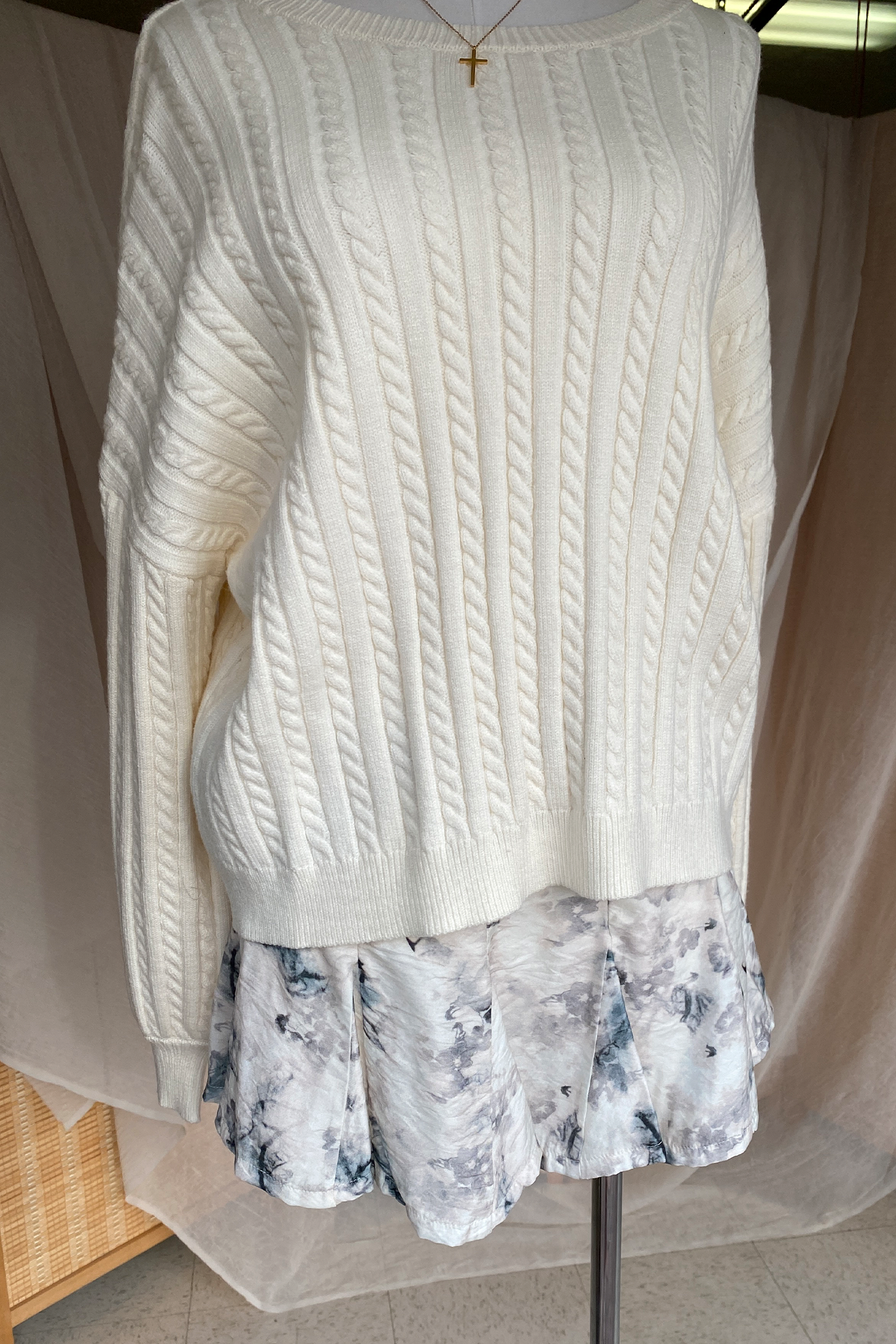 Basic Cable Knit Sweater