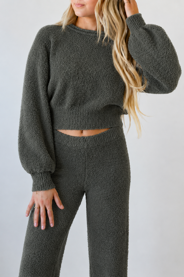Terry Cloth Sweater