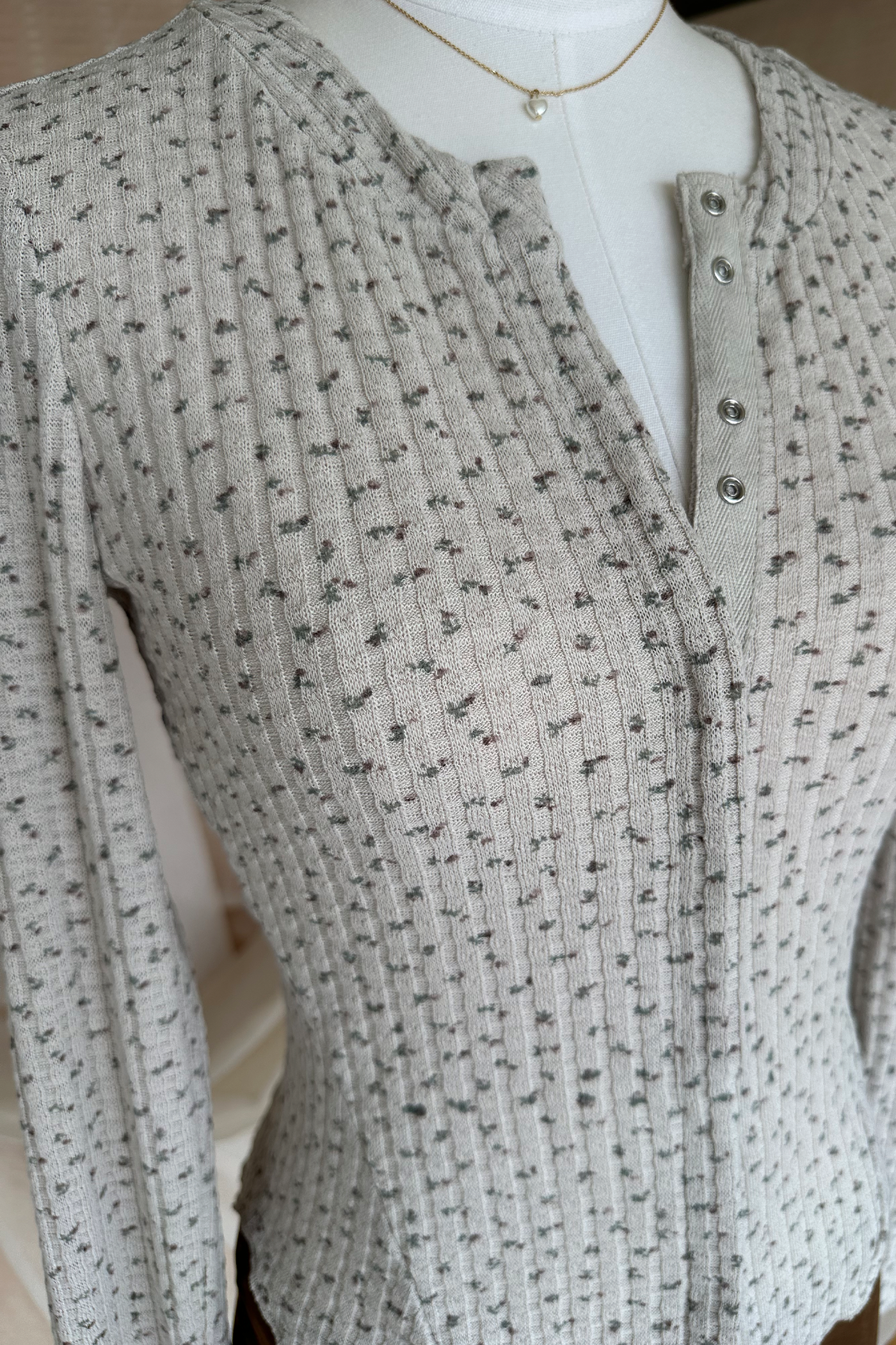 Ditsy Floral Long Sleeve Top