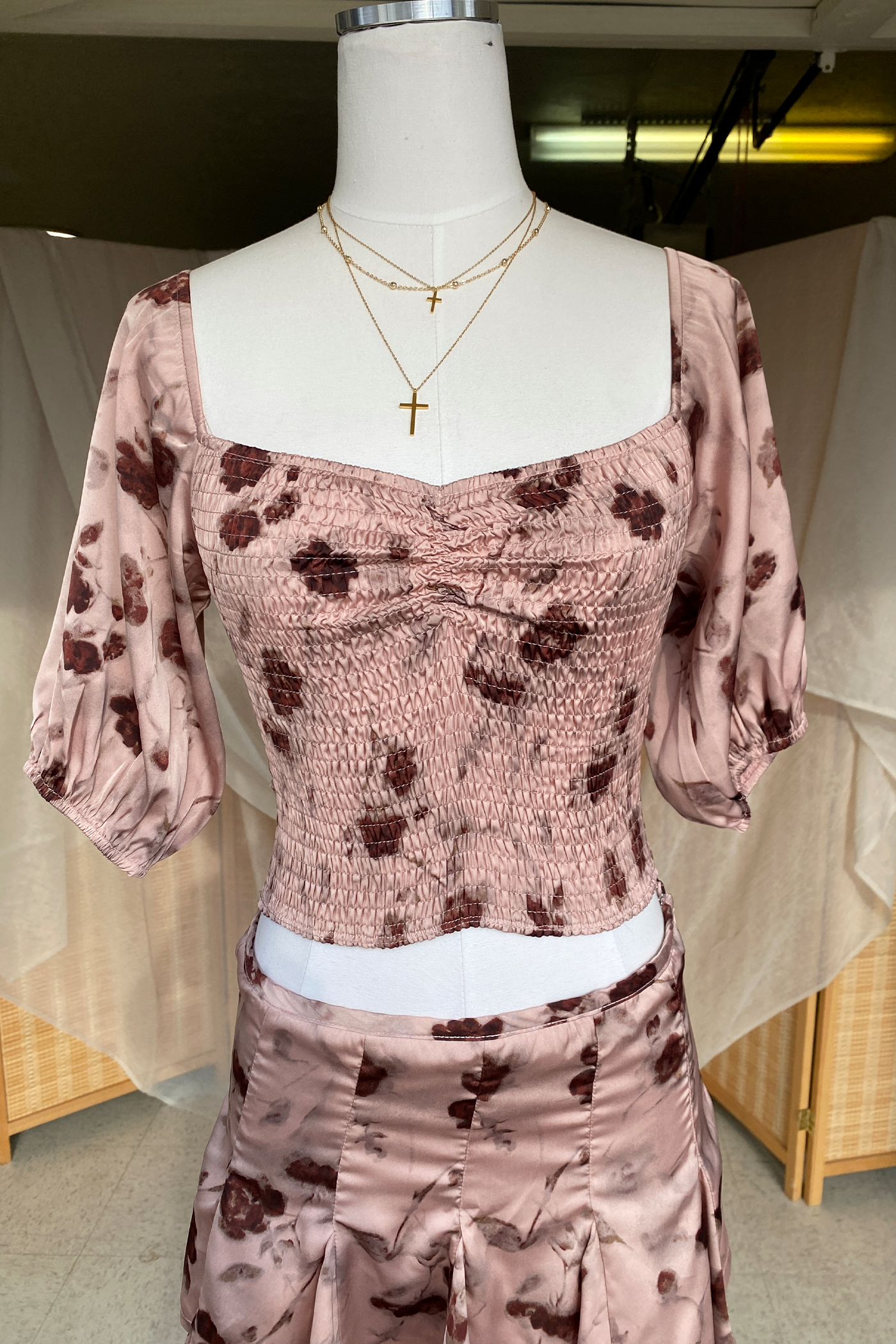 Floral Smocked Top