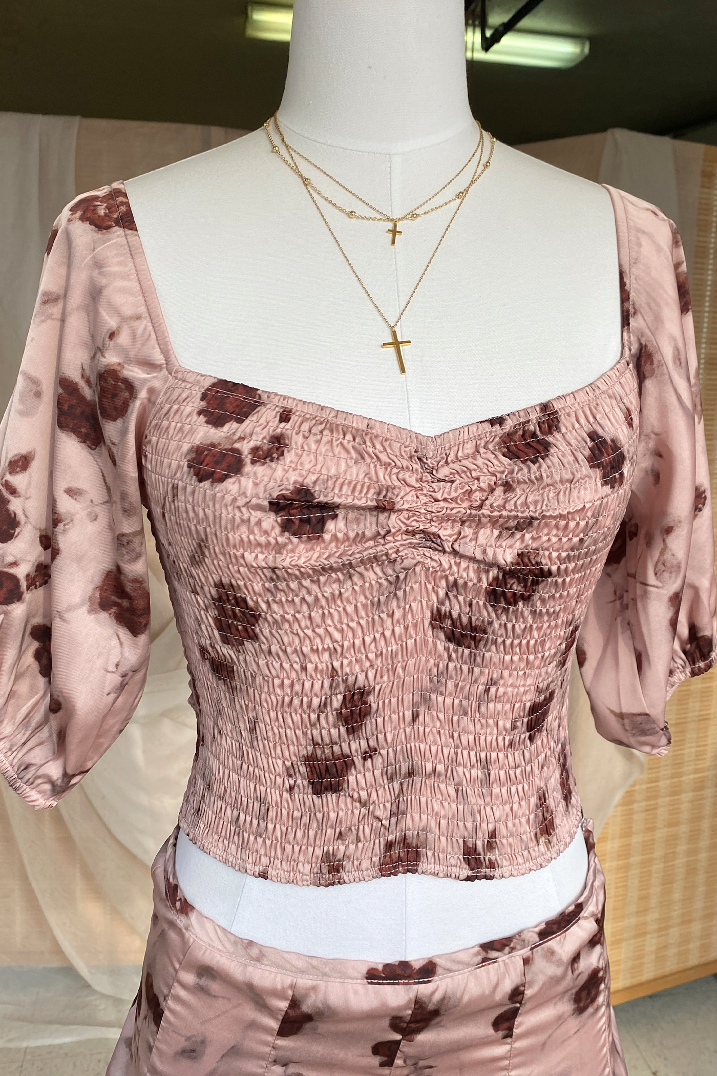 Floral Smocked Top