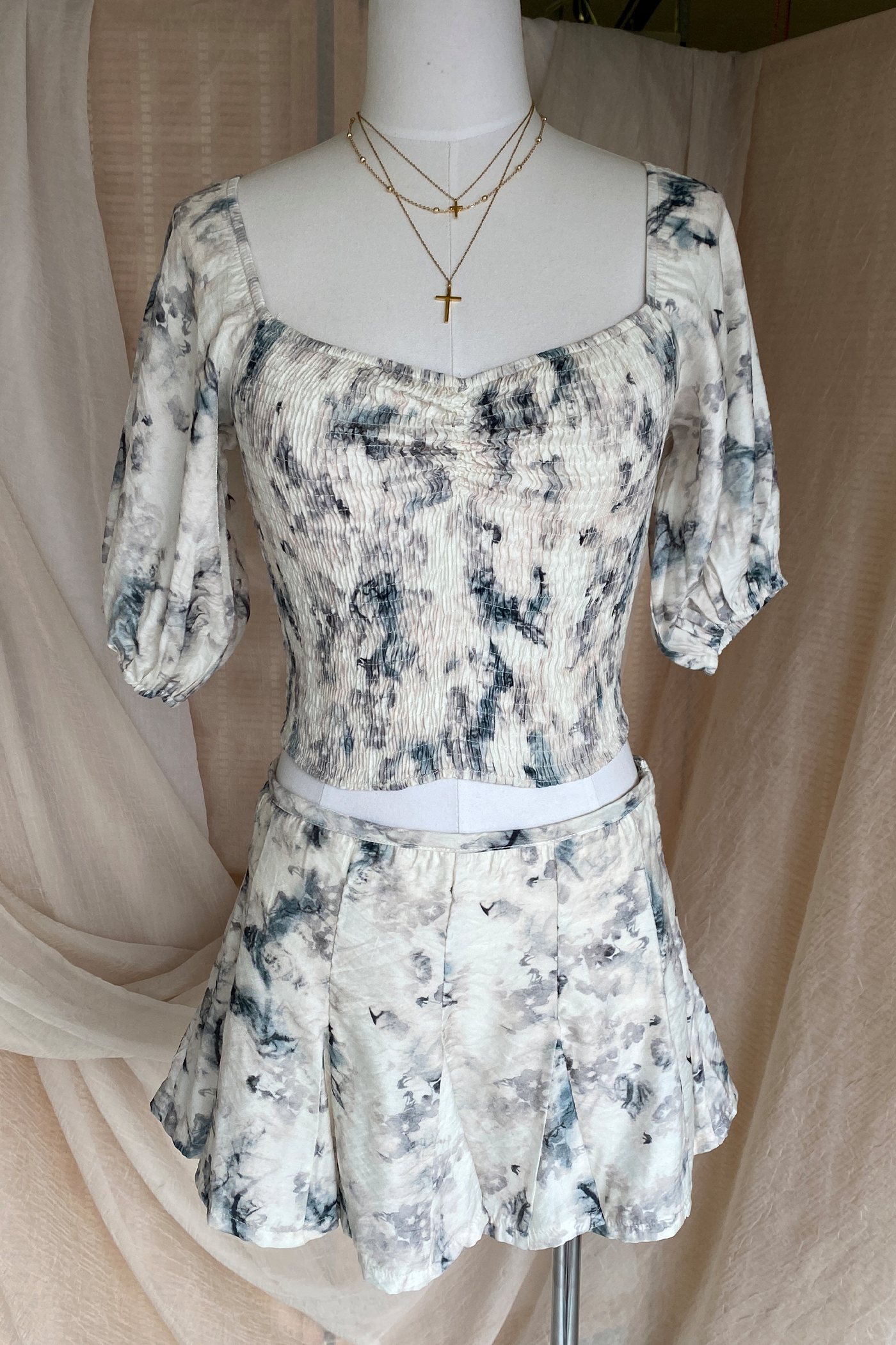 Floral Smocked Top