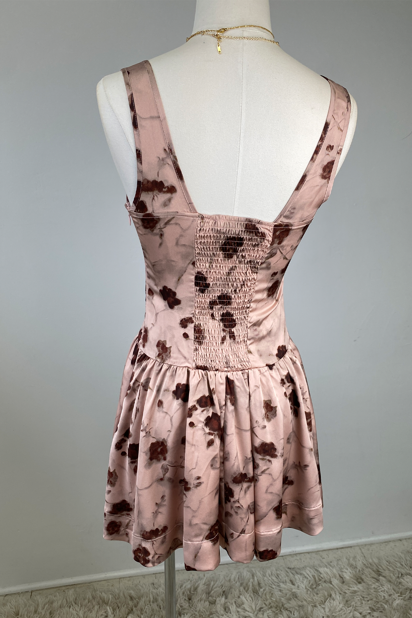 Floral Corset Mini Dress