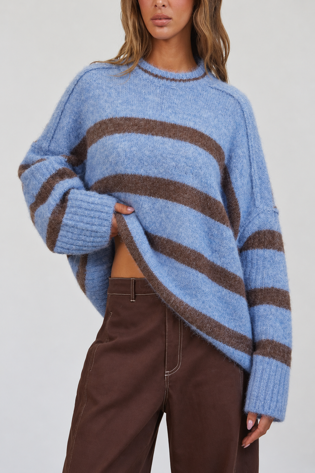 Striped Oversized Sweater