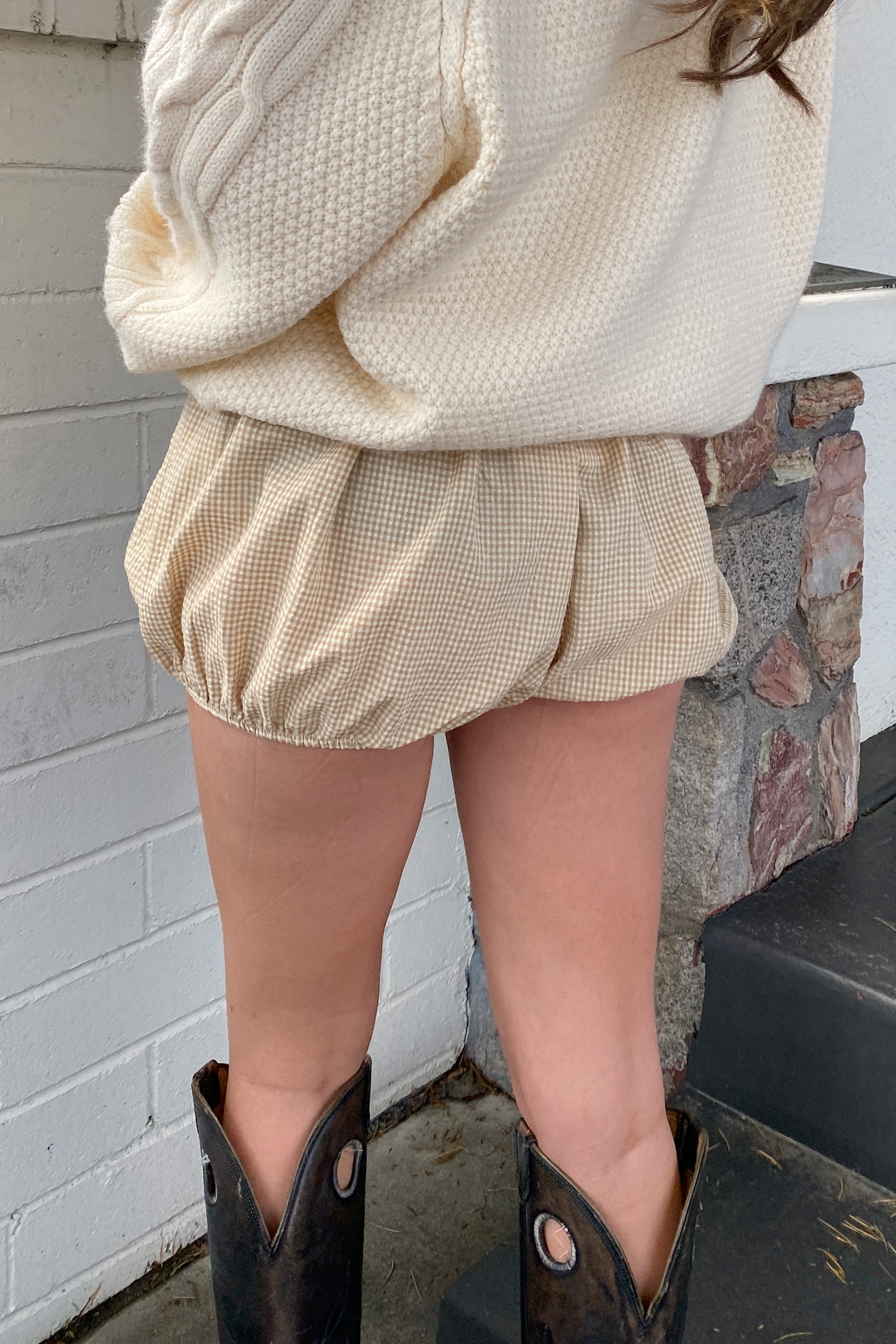 Gingham Bloomer Shorts