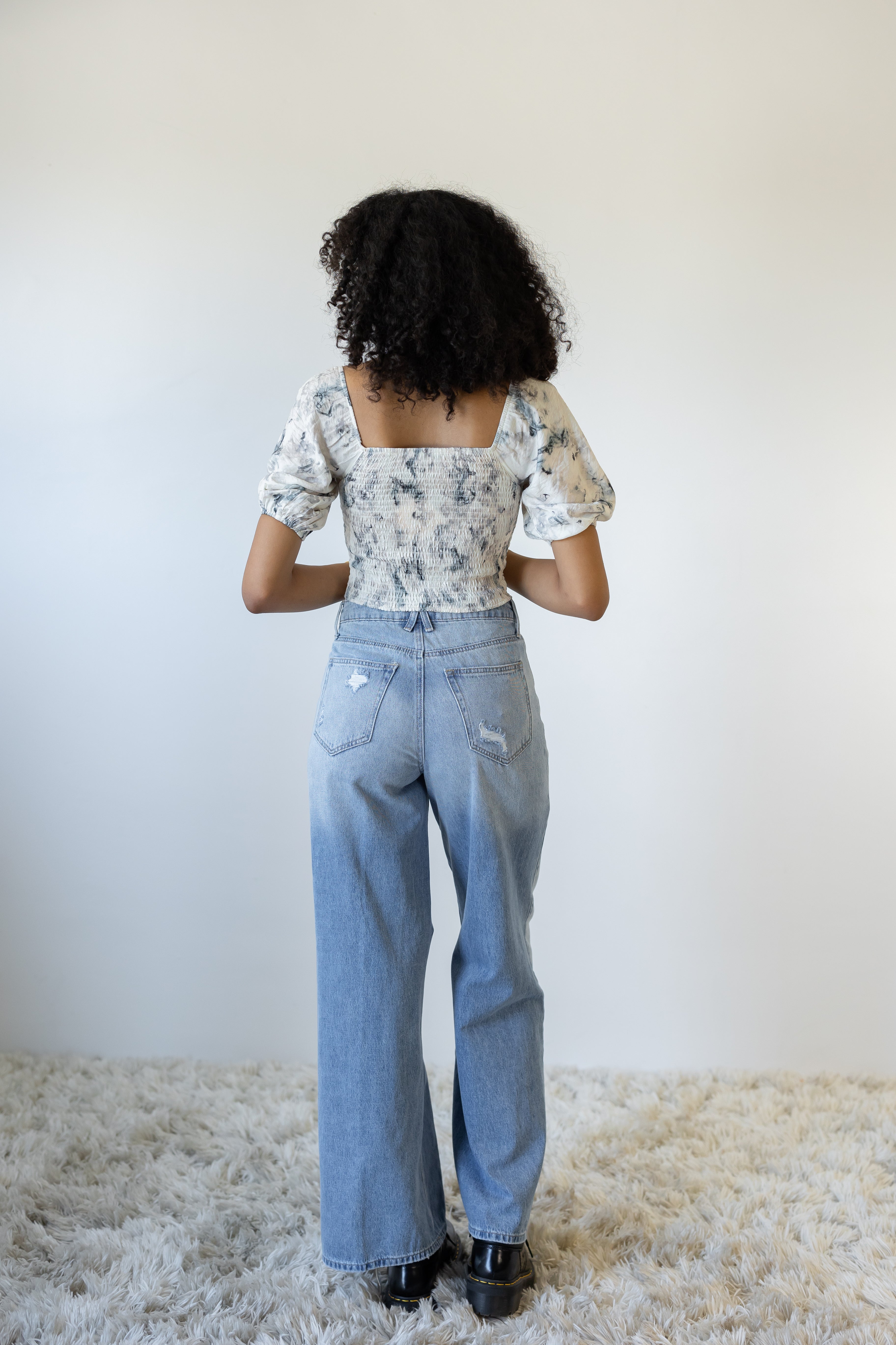Floral Smocked Top