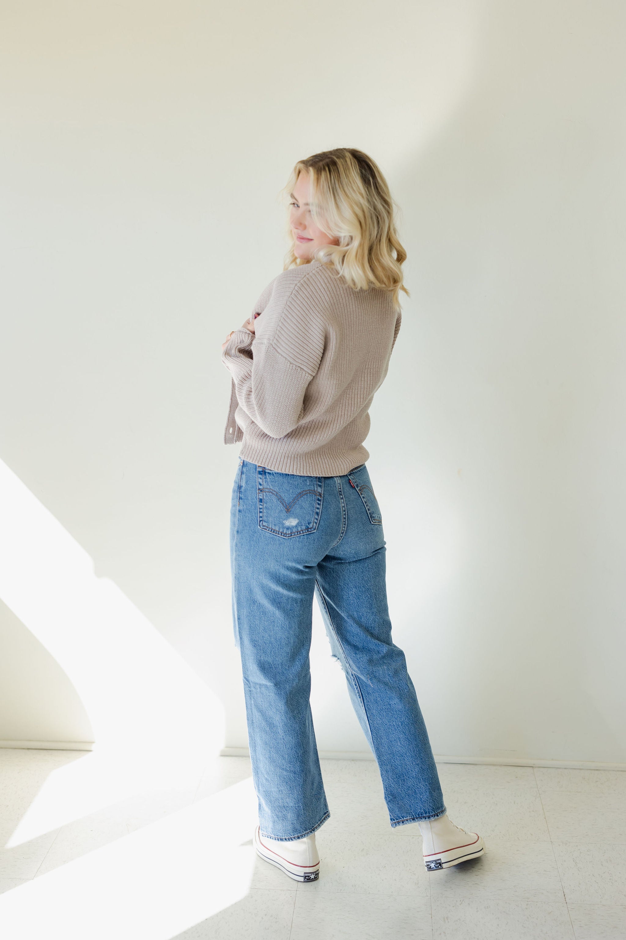 Ribcage Straight Ankle Jeans by Levi's