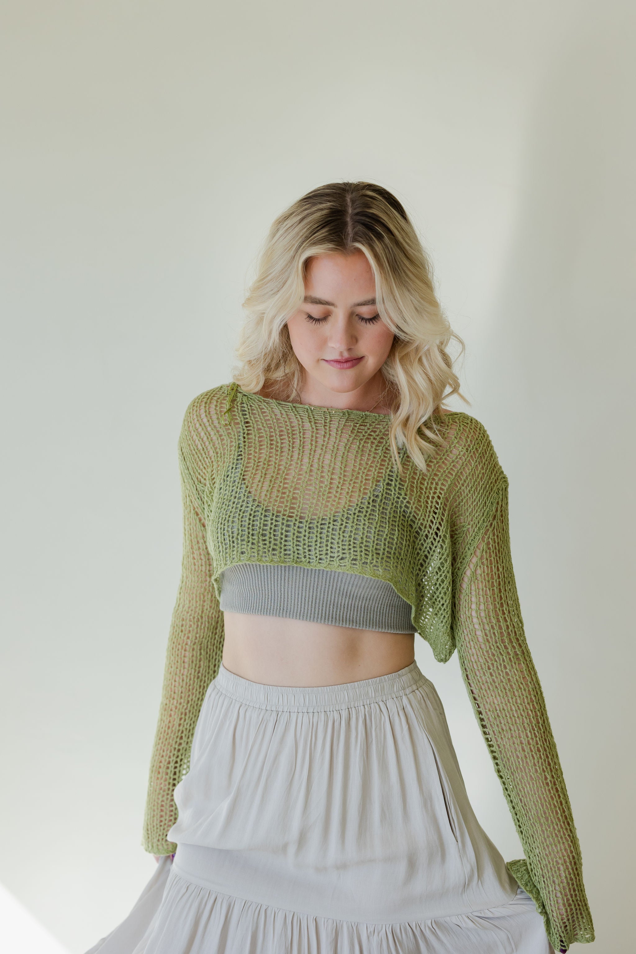 I'm Asking Knit Bolero Top