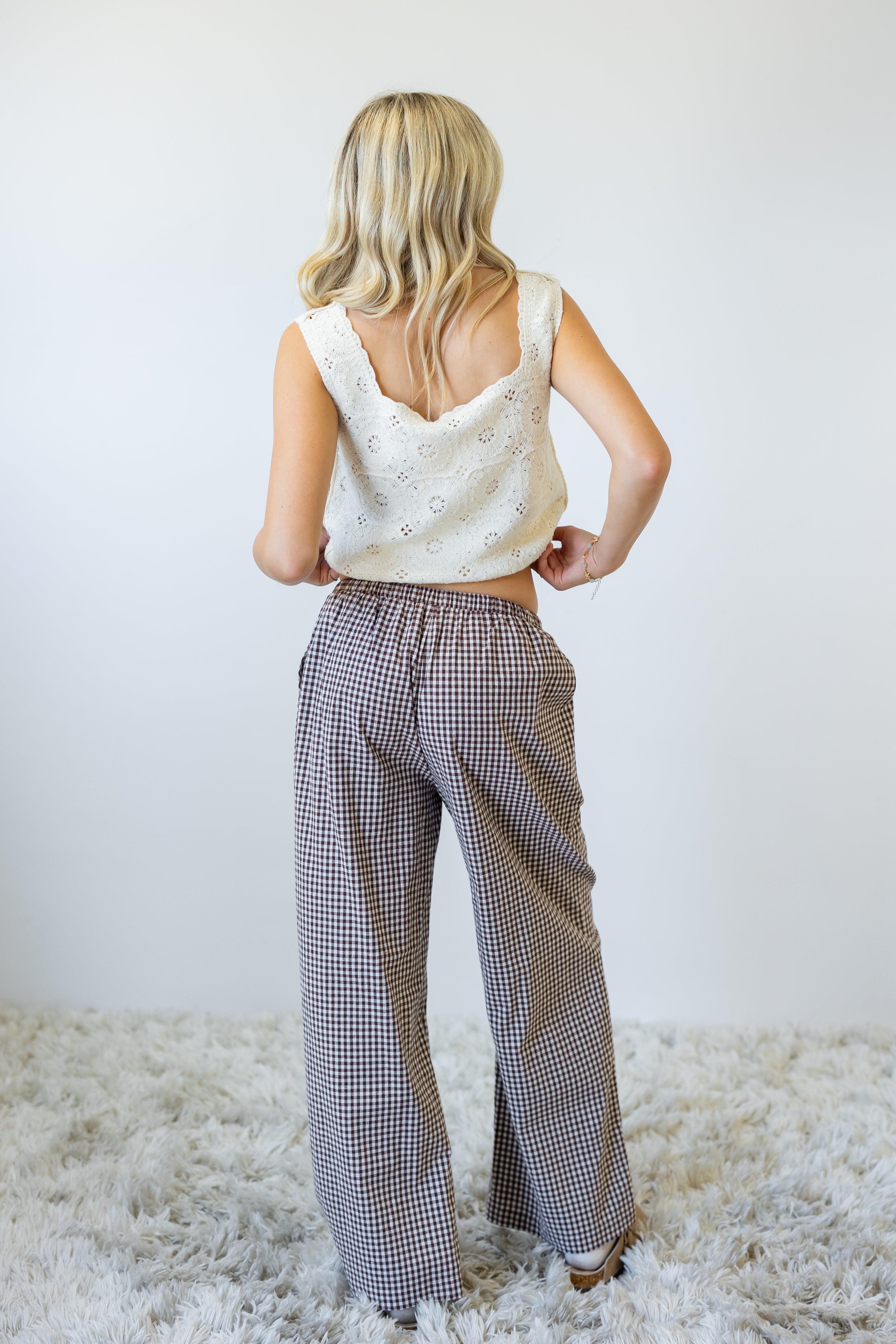 Gingham Pants
